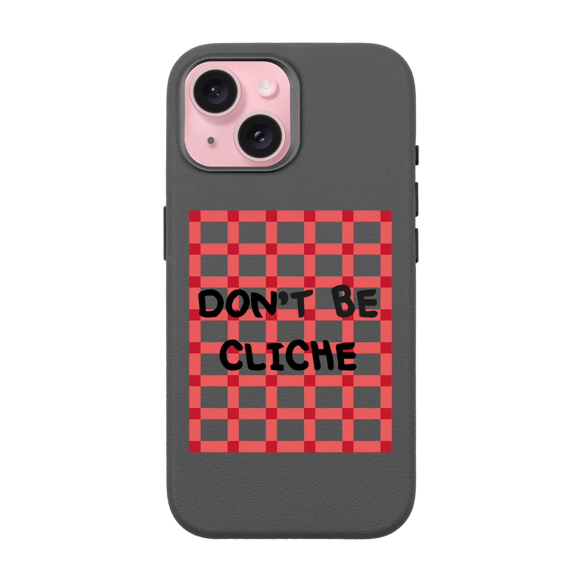 Don'T Be Cliche-Leather Premium Kılıf Magsafe Özellikli - Iphone 15