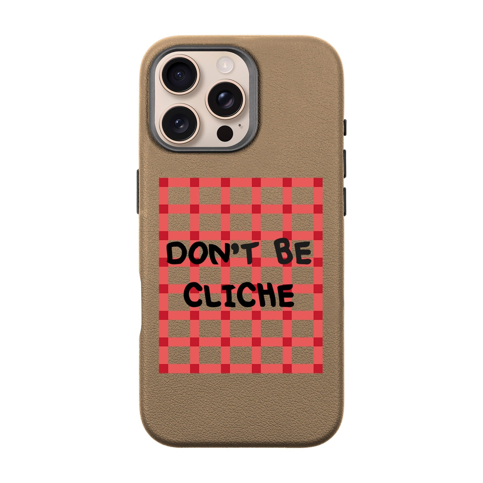 Don'T Be Cliche-Leather Premium Kılıf Magsafe Özellikli - Iphone 16 Pro Max