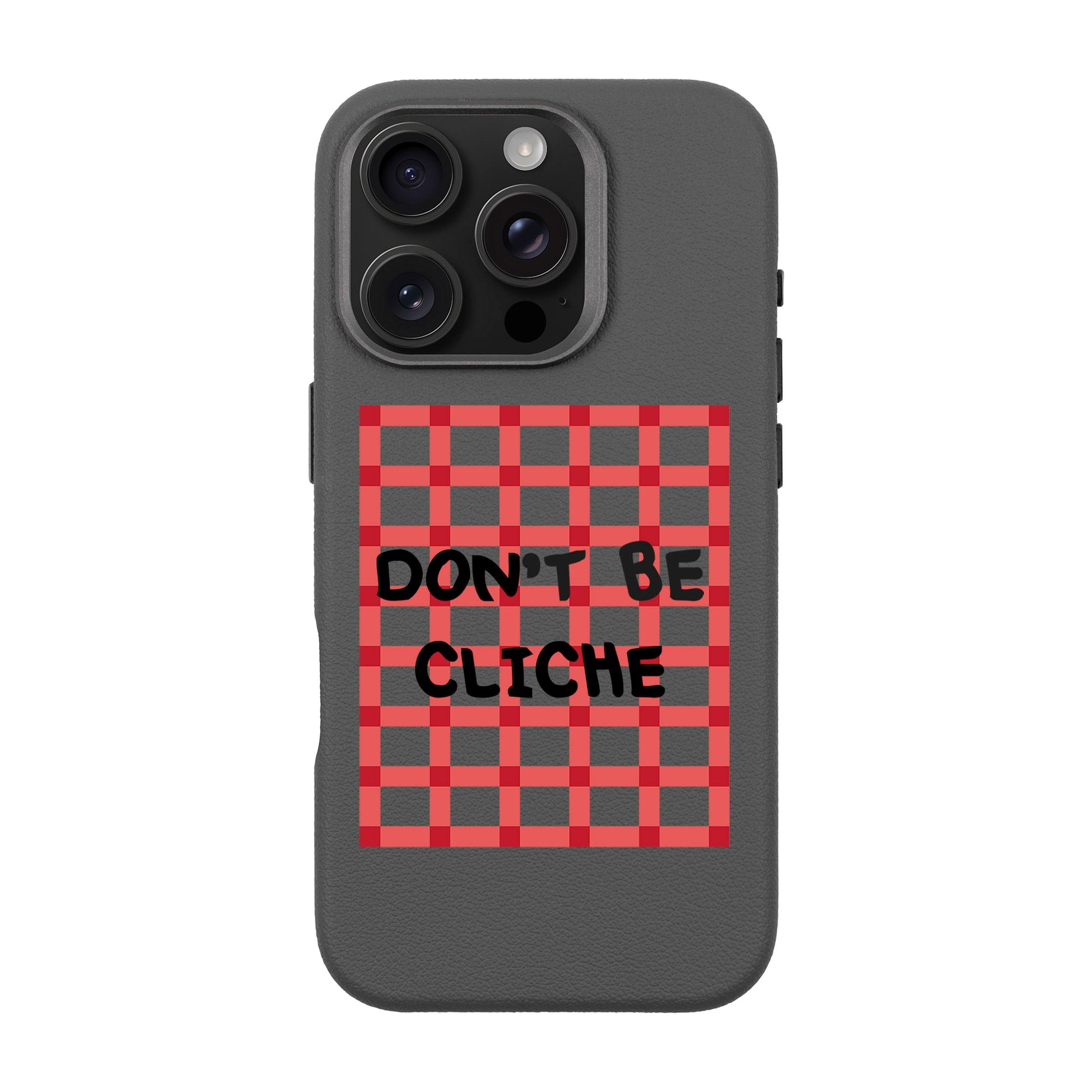Don'T Be Cliche-Leather Premium Kılıf Magsafe Özellikli - Iphone 16 Pro