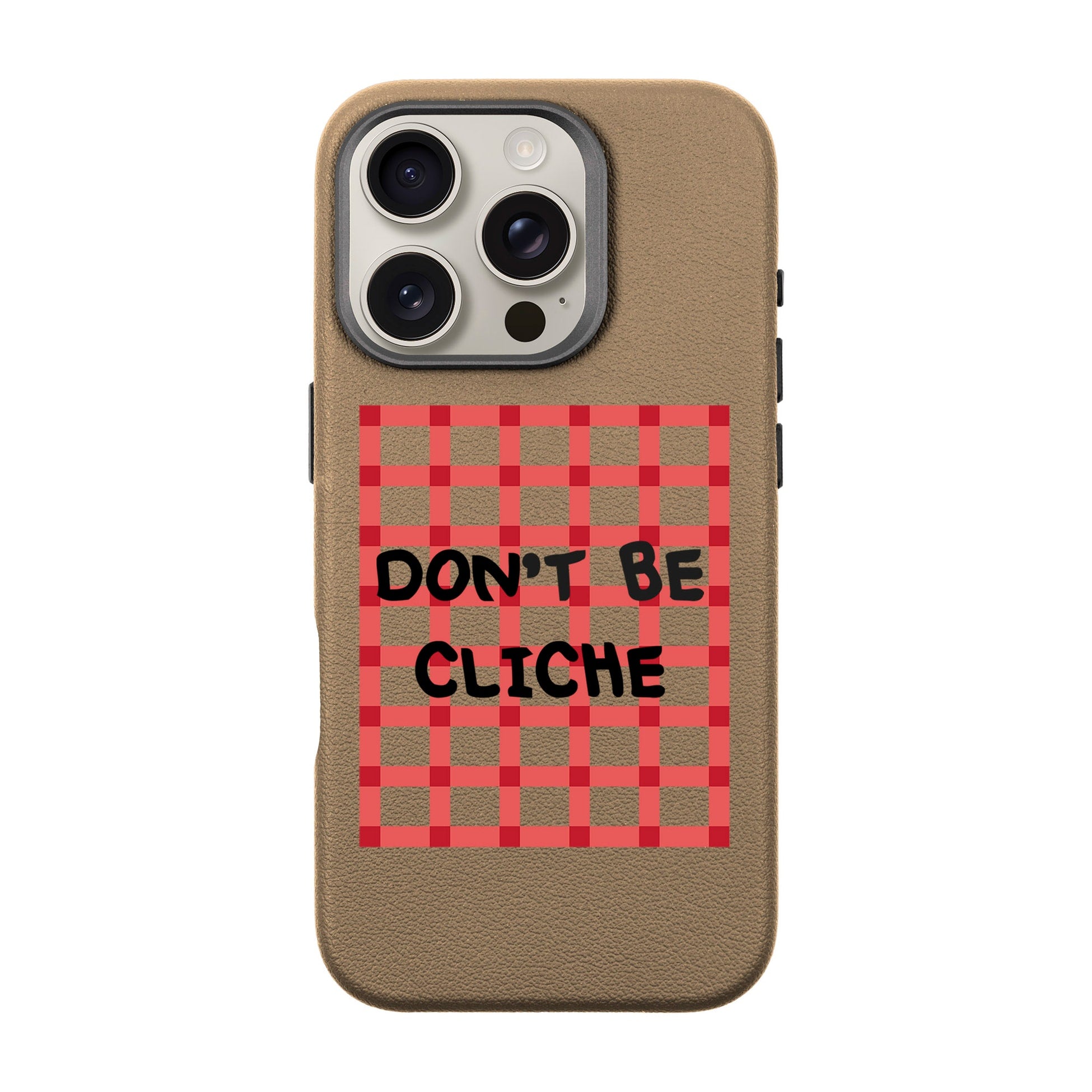 Don'T Be Cliche-Leather Premium Kılıf Magsafe Özellikli - Iphone 16 Pro