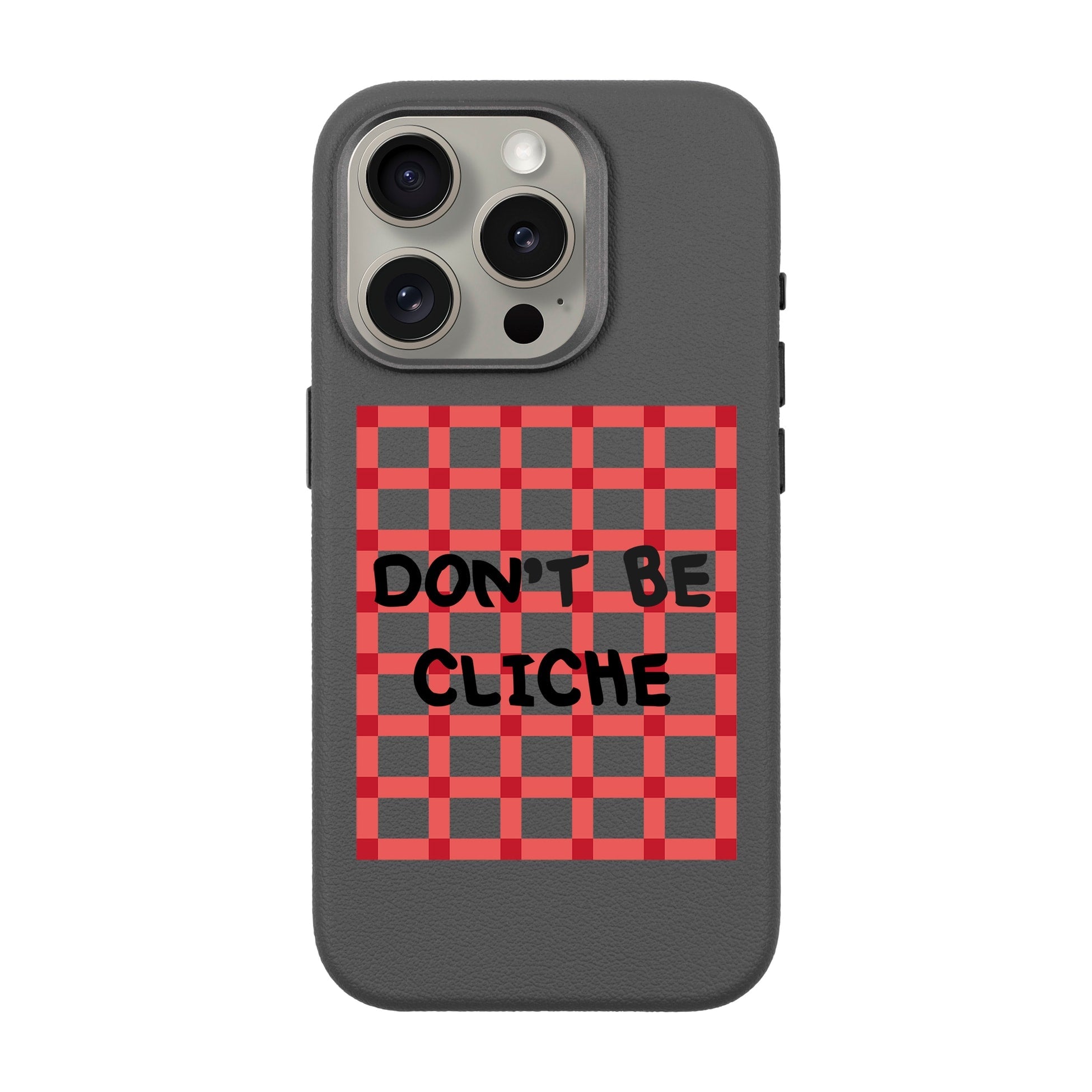 Don'T Be Cliche-Leather Premium Kılıf Magsafe Özellikli - Iphone 15 Pro