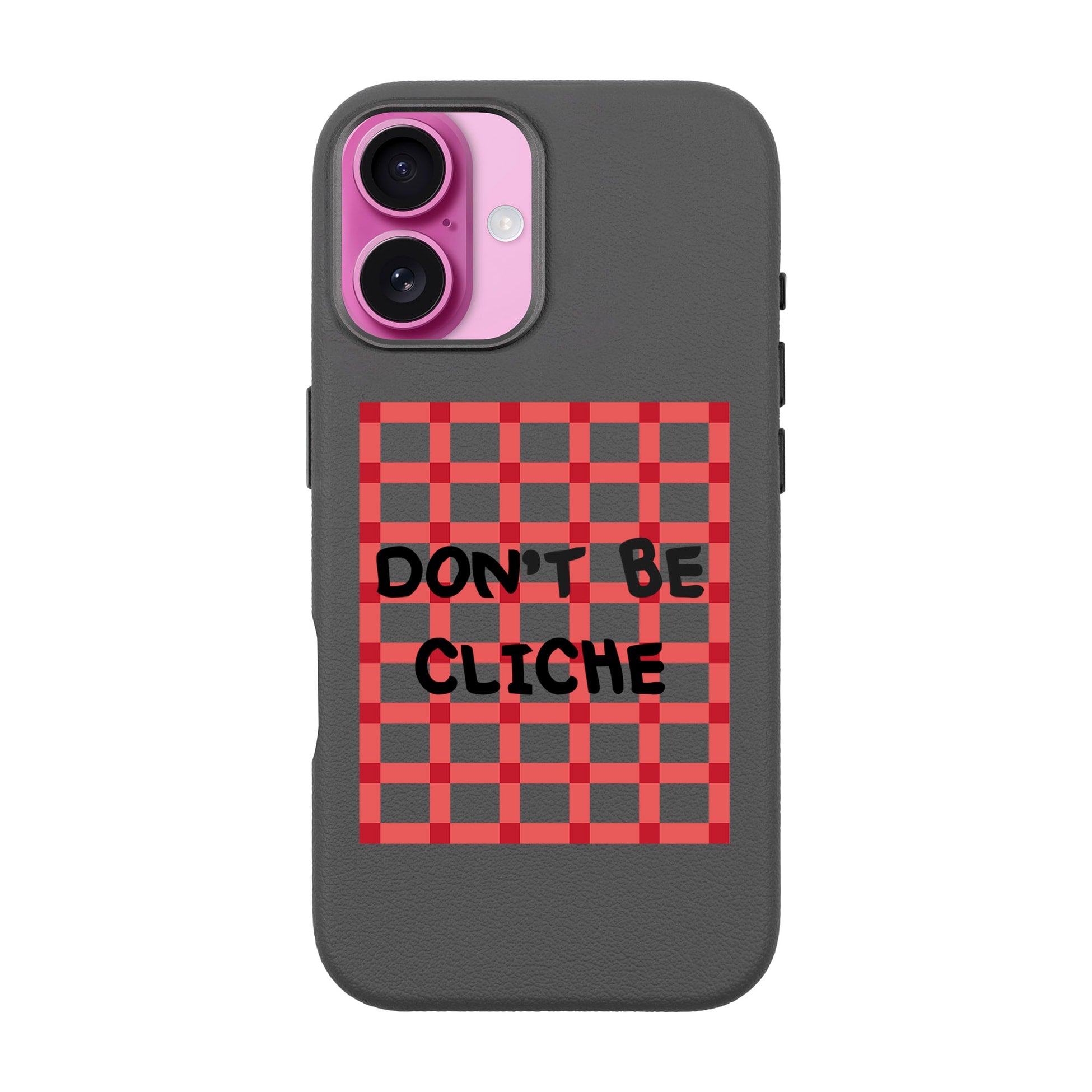 Don'T Be Cliche-Leather Premium Kılıf Magsafe Özellikli - Iphone 16 Plus