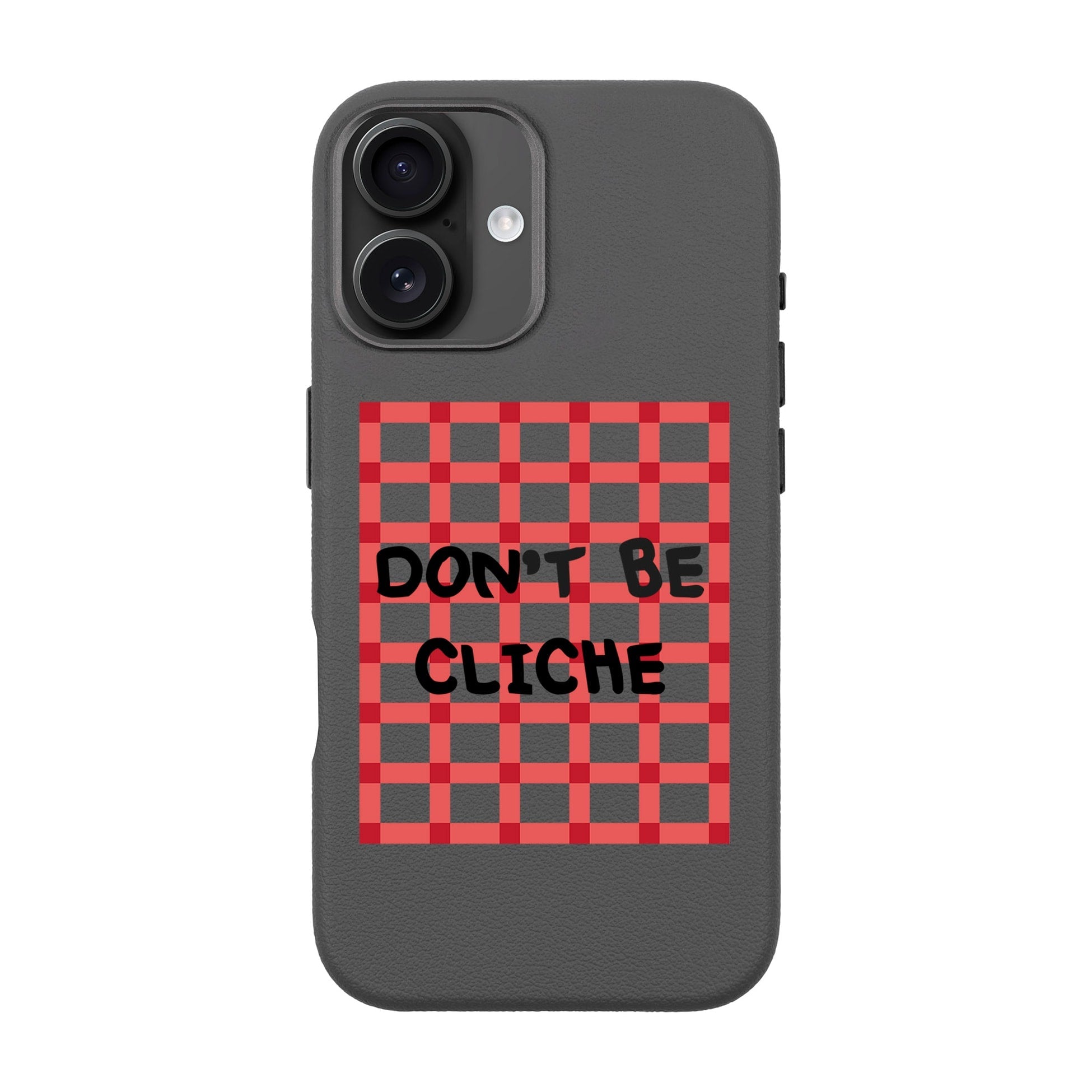 Don'T Be Cliche-Leather Premium Kılıf Magsafe Özellikli - Iphone 16 Plus