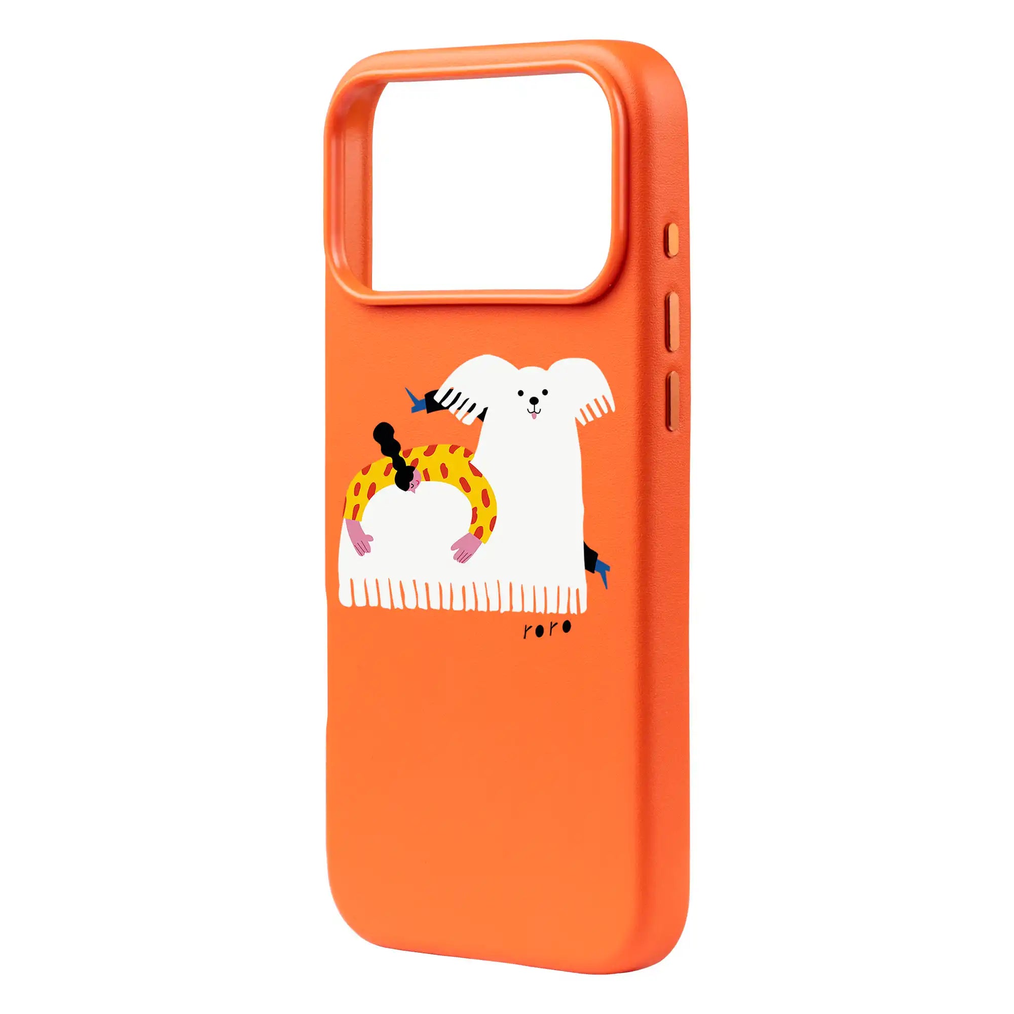 Fancy Dog-Signature Leather Kılıf Magsafe Özellikli - Iphone 17