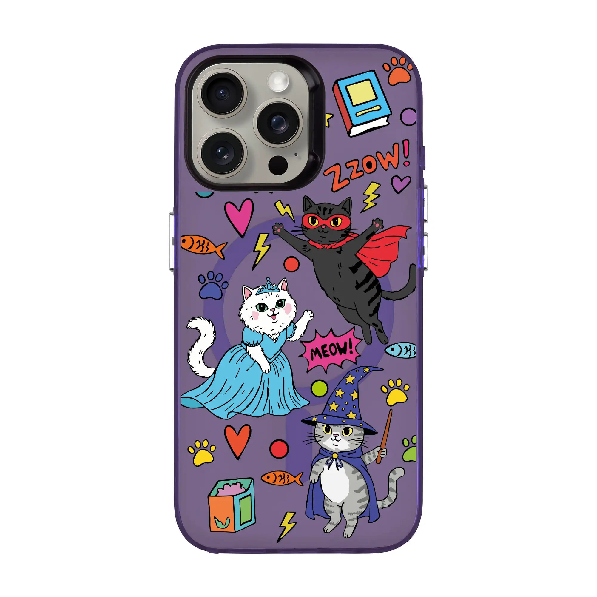 Fantastic Cats-Hold Kılıf Magsafe Özellikli - Iphone 15 Pro Max