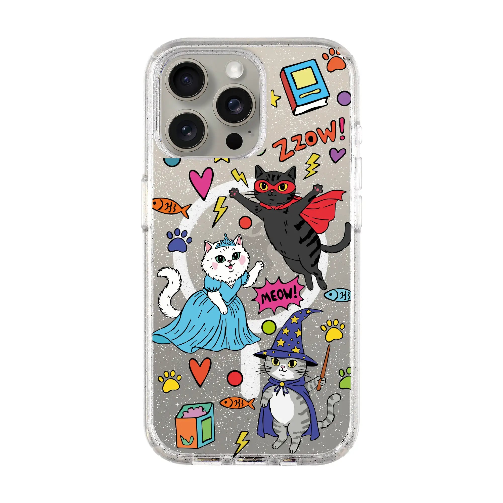 Fantastic Cats-Shiny Kılıf Magsafe Özellikli - Iphone 15