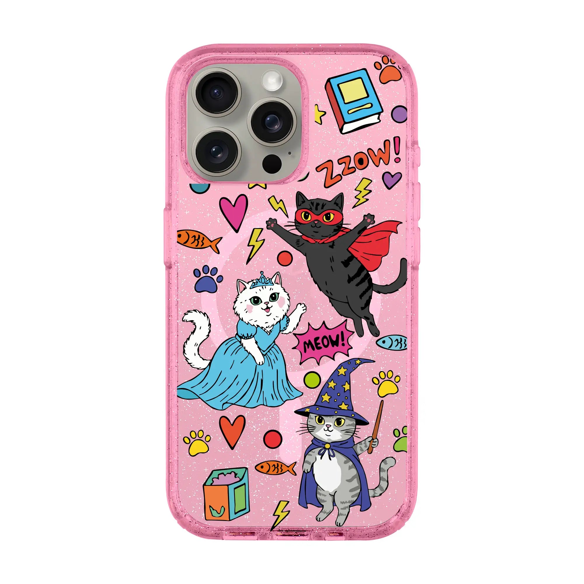 Fantastic Cats-Shiny Kılıf Magsafe Özellikli - Iphone 15