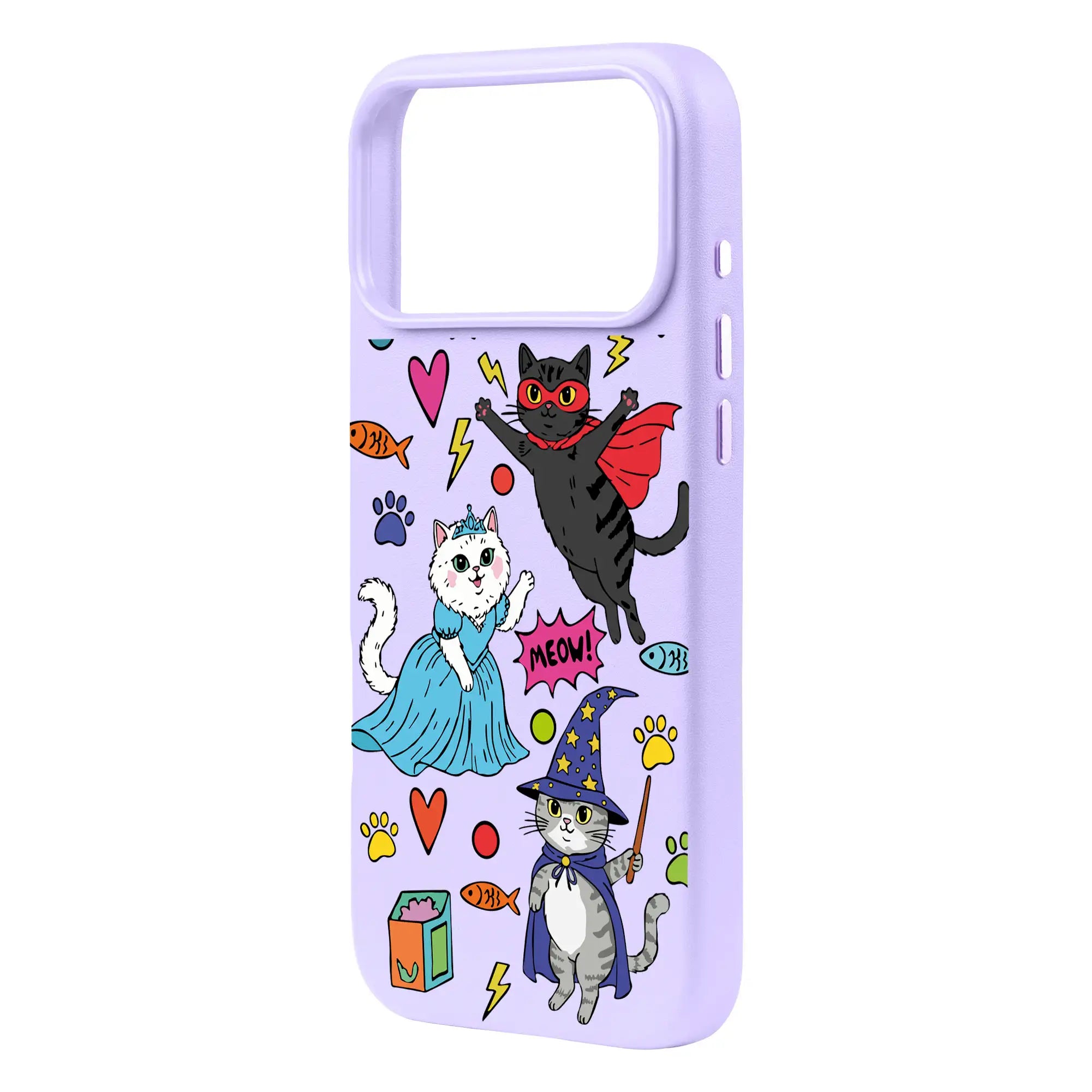 Fantastic Cats-Signature Leather Kılıf Magsafe Özellikli - Iphone 17 Pro Max