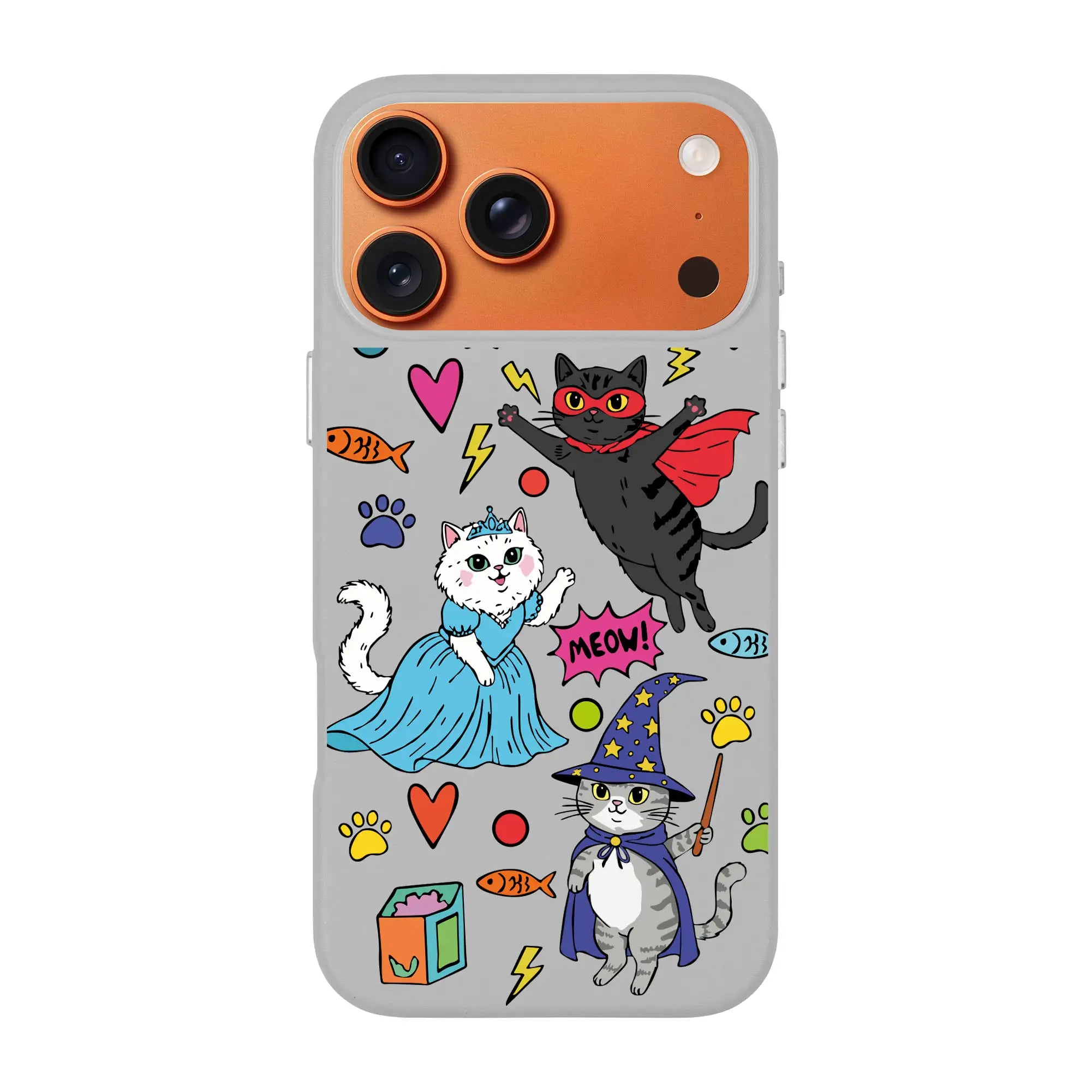 Fantastic Cats-Signature Leather Kılıf Magsafe Özellikli - Iphone 17 Pro Max