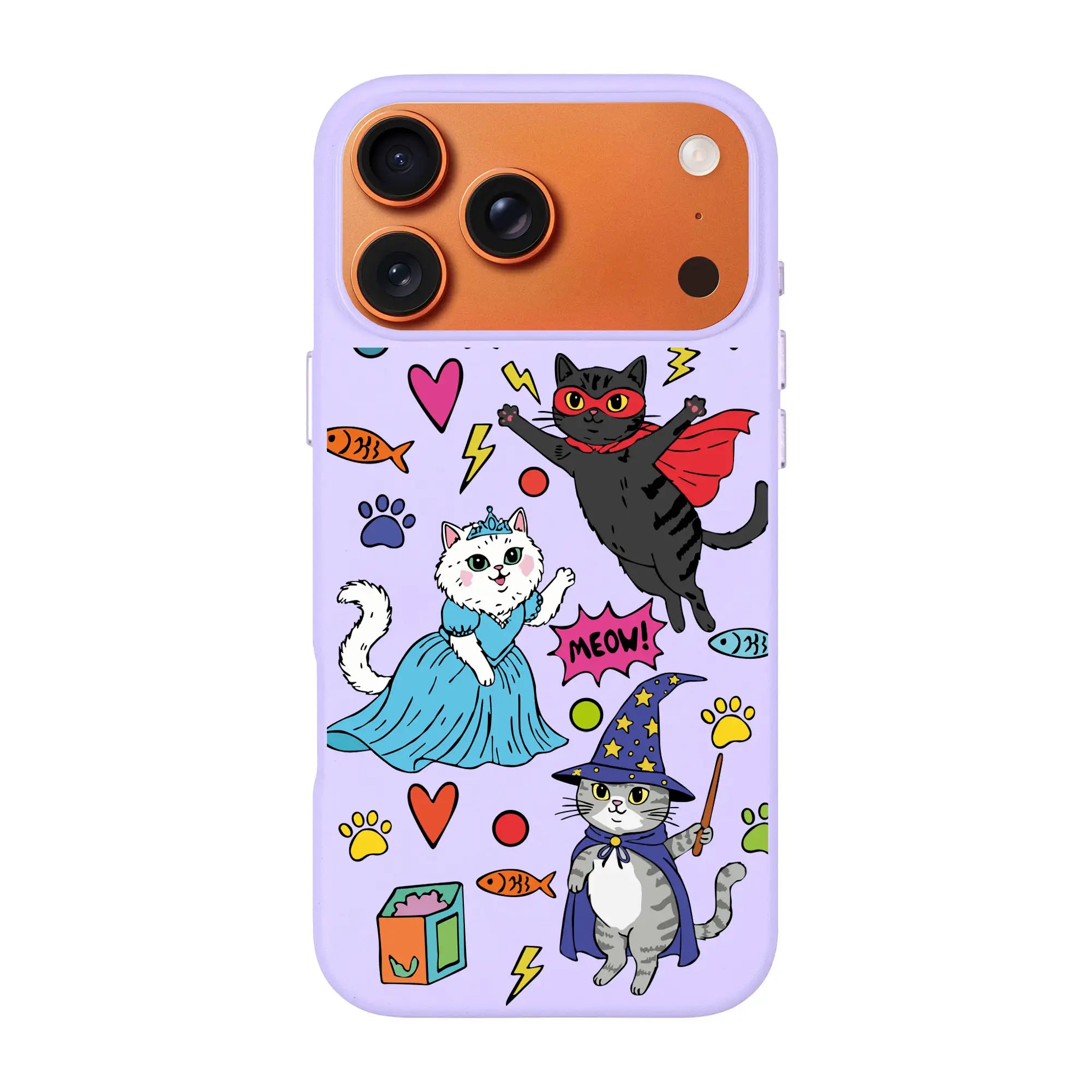 Fantastic Cats-Signature Leather Kılıf Magsafe Özellikli - Iphone 17 Pro