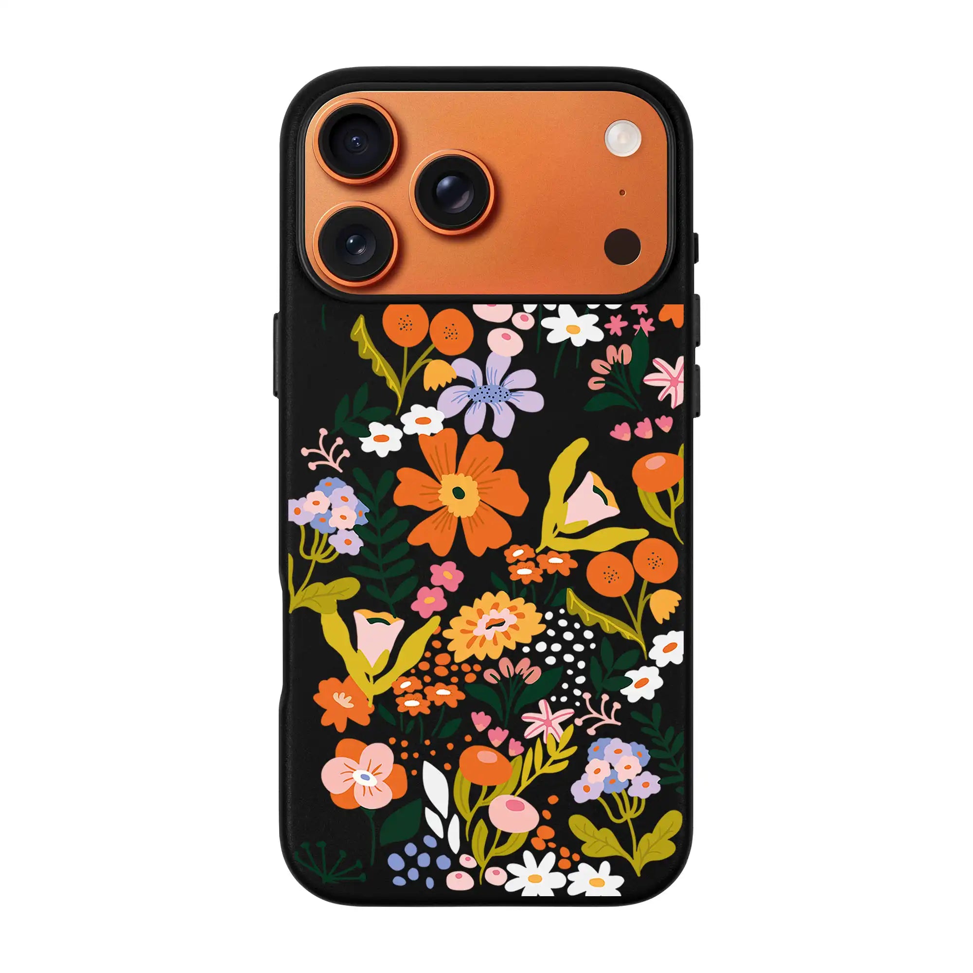 Flower-Signature Leather Kılıf Magsafe Özellikli - Iphone 17 Pro Max