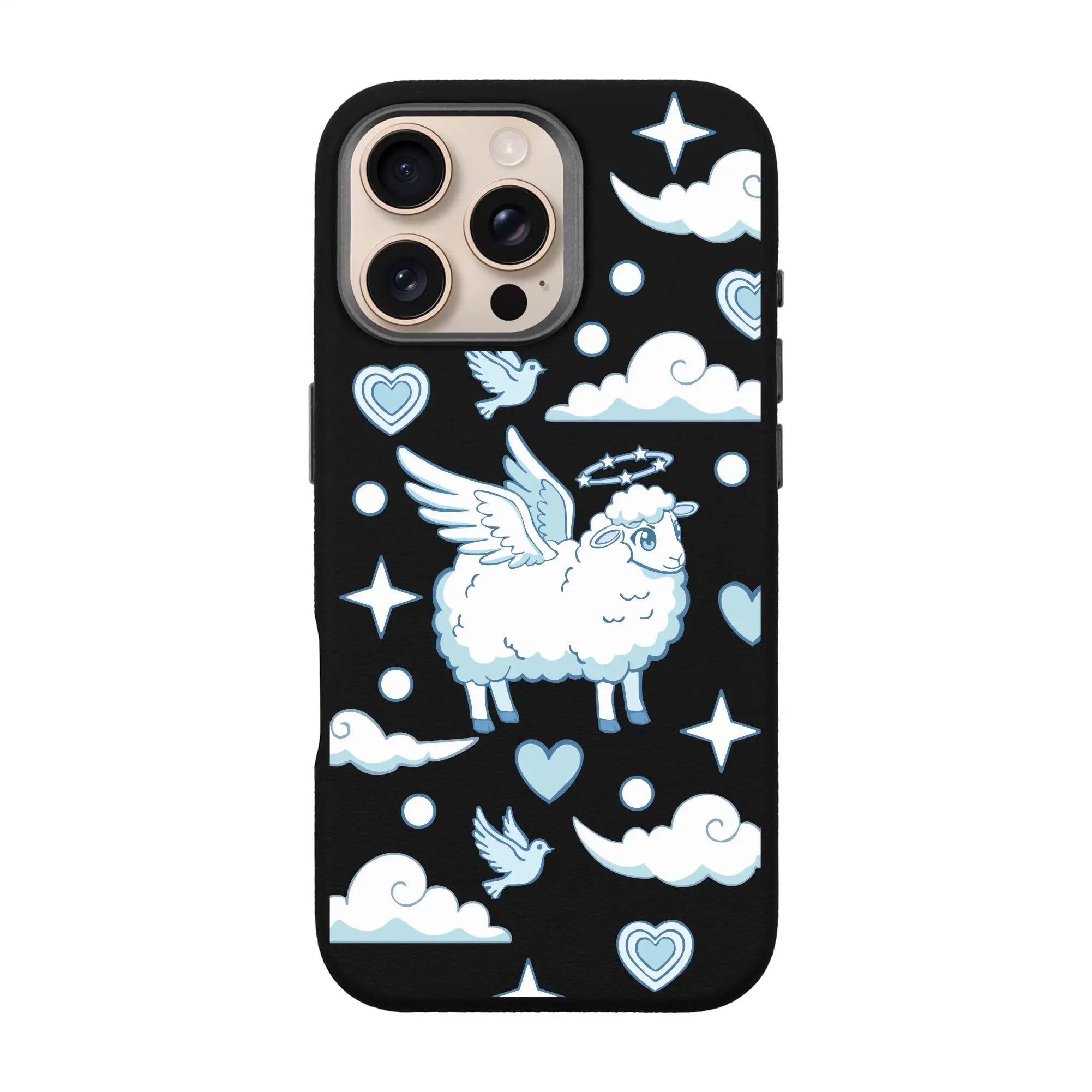 Flying Sheep-Leather Premium Kılıf Magsafe Özellikli - Iphone 16 Pro Max
