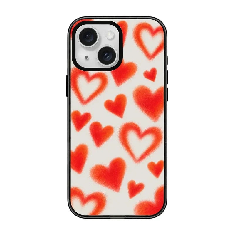 Glowing Hearts-Power Kılıf - Iphone 15