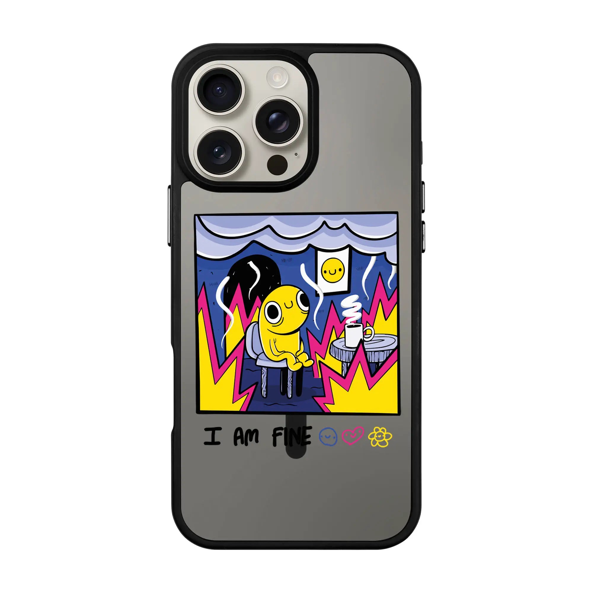 I Am Fine-Blur Kılıf Magsafe Özellikli - Iphone 16E