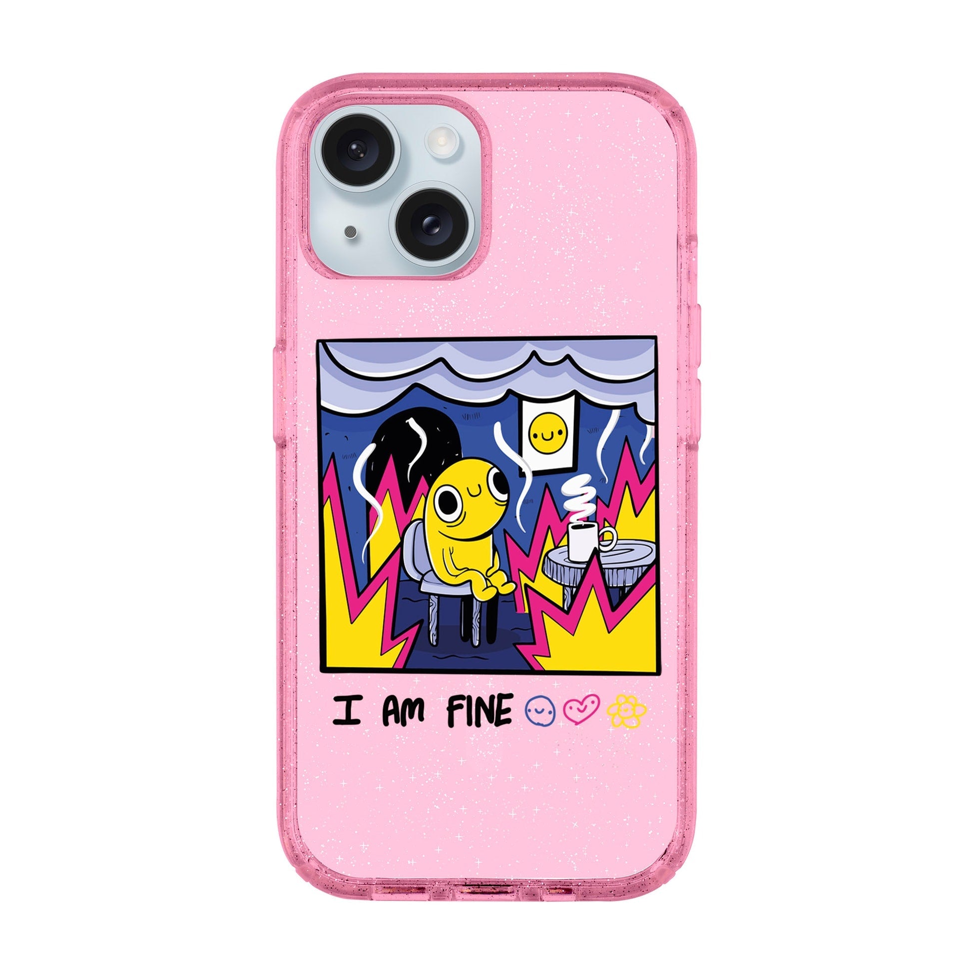 I Am Fine-Shiny Kılıf Magsafe Özellikli - Iphone 15