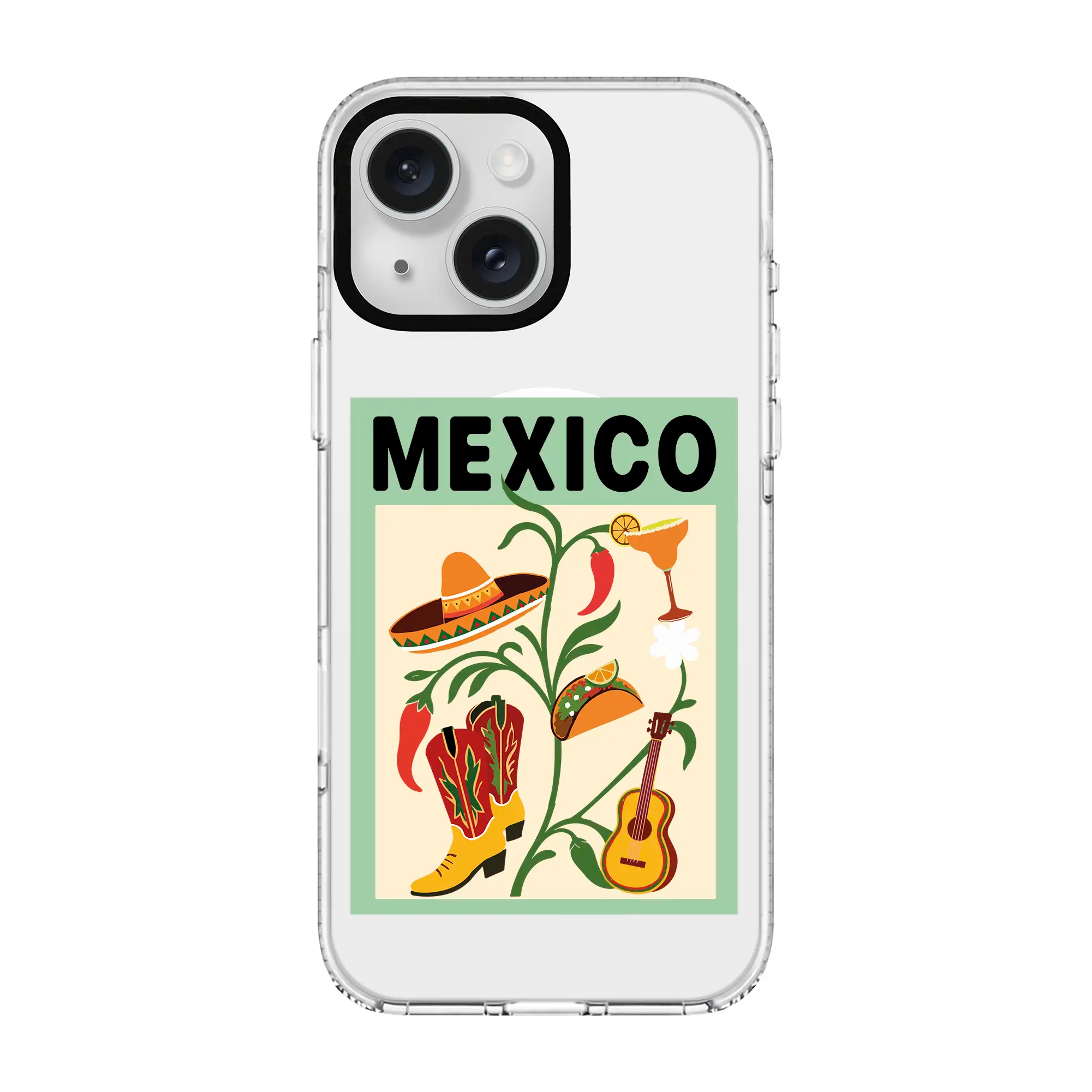 I Am Mexican-Clear Kılıf Magsafe Özellikli - Iphone 15 Plus