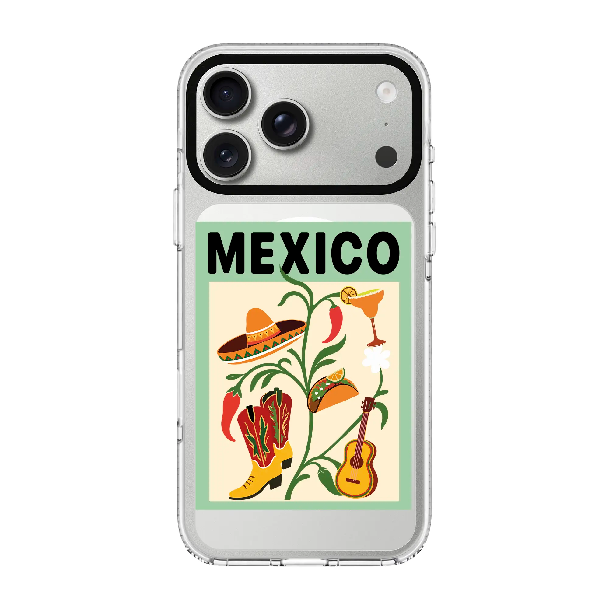 I Am Mexican-Clear Kılıf Magsafe Özellikli - Iphone 17 Pro
