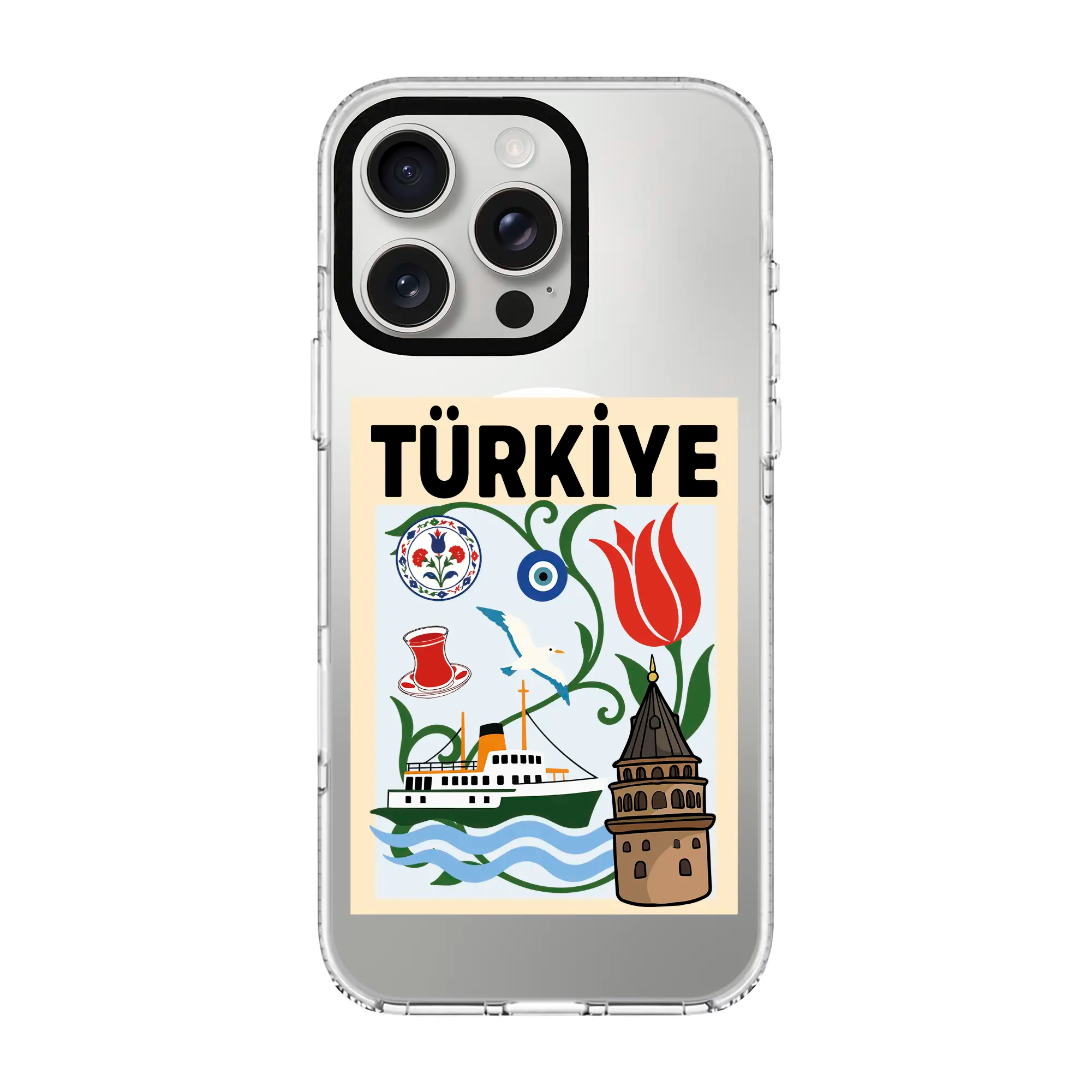 I Am Turkish-Clear Kılıf Magsafe Özellikli - Iphone 15 Pro