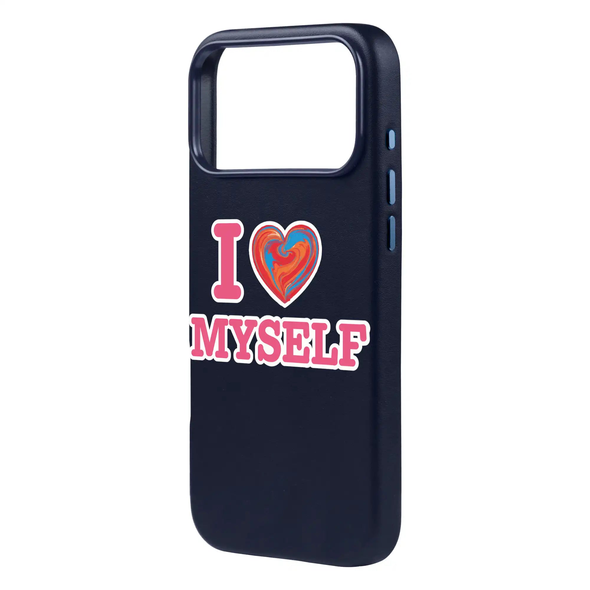I Love Myself-Signature Leather Kılıf Magsafe Özellikli - Iphone 17 Pro Max