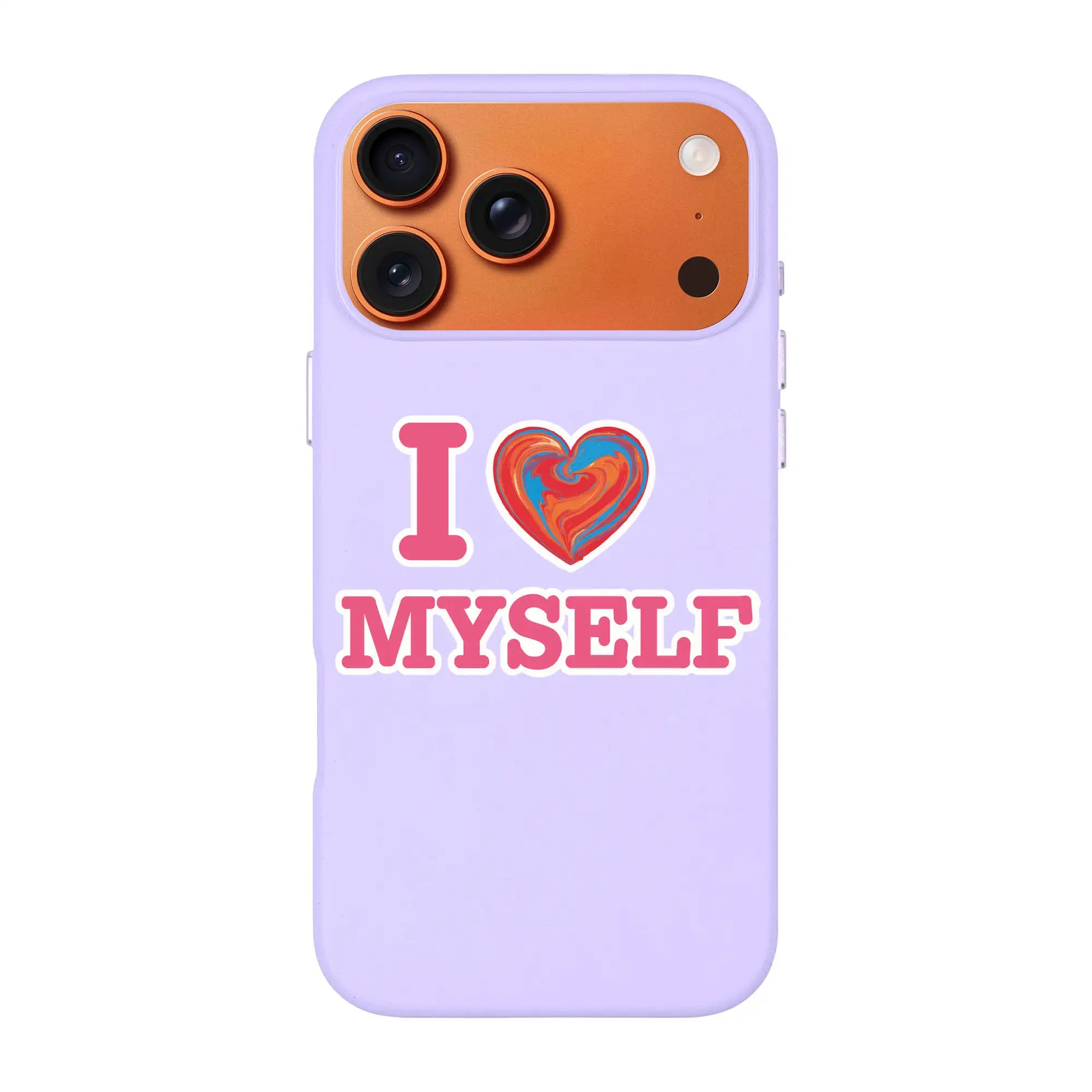 I Love Myself-Signature Leather Kılıf Magsafe Özellikli - Iphone 17 Pro Max