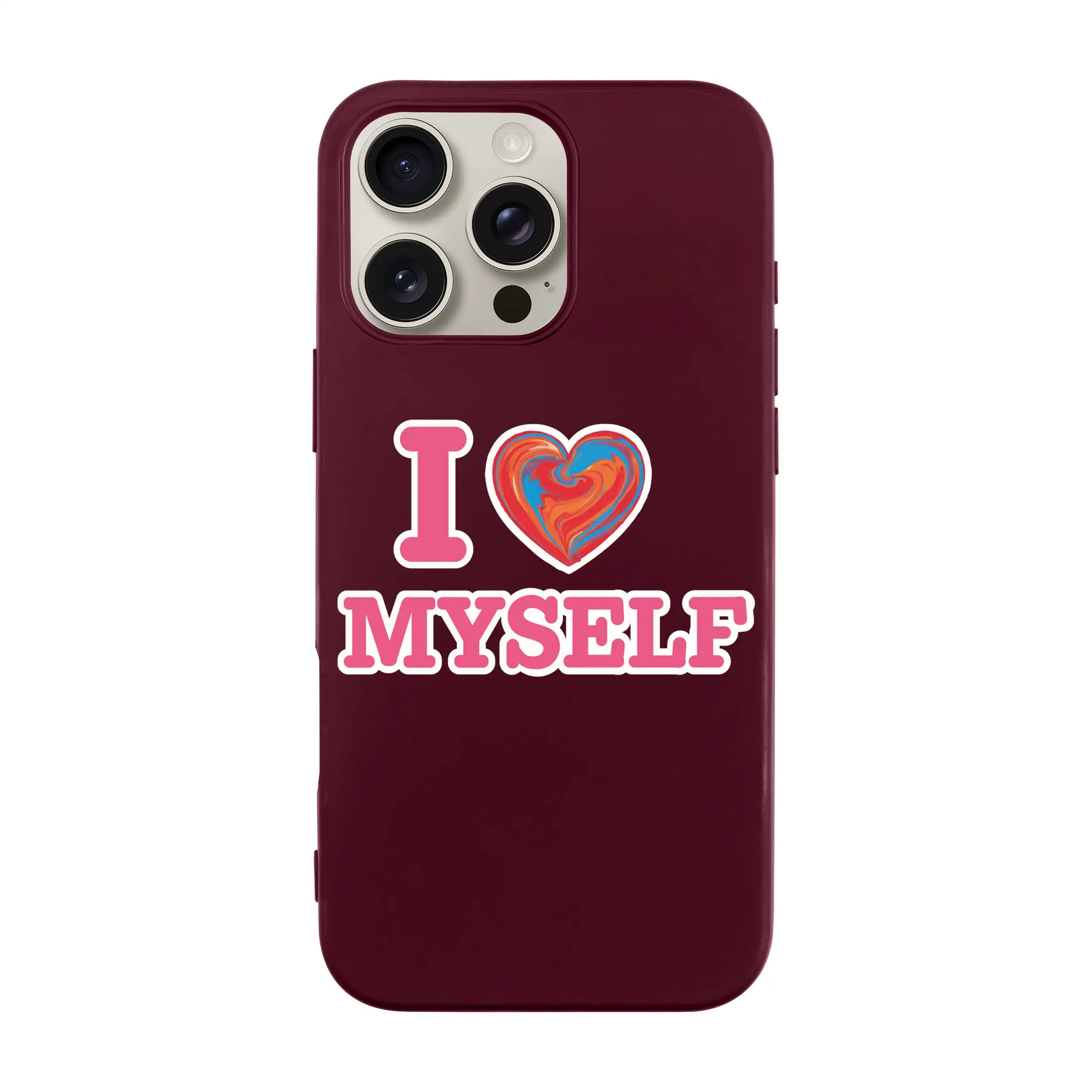 I Love Myself-Ultra Silikon Kılıf-Iphone 15 Pro Max