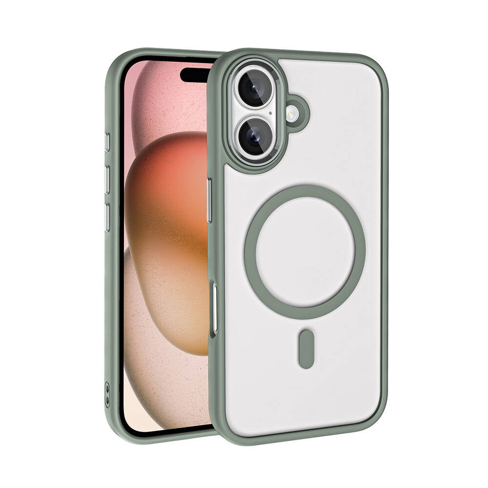 New-Iphone 16 Plus Hyaline Kılıf Magsafe Özellikli