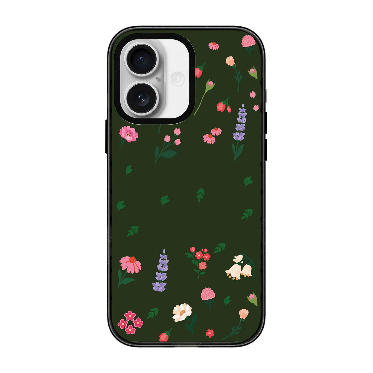 KiŞiYe Özel Little Blossoms Orman YeşiLi-Power Kılıf - Iphone 16 Plus