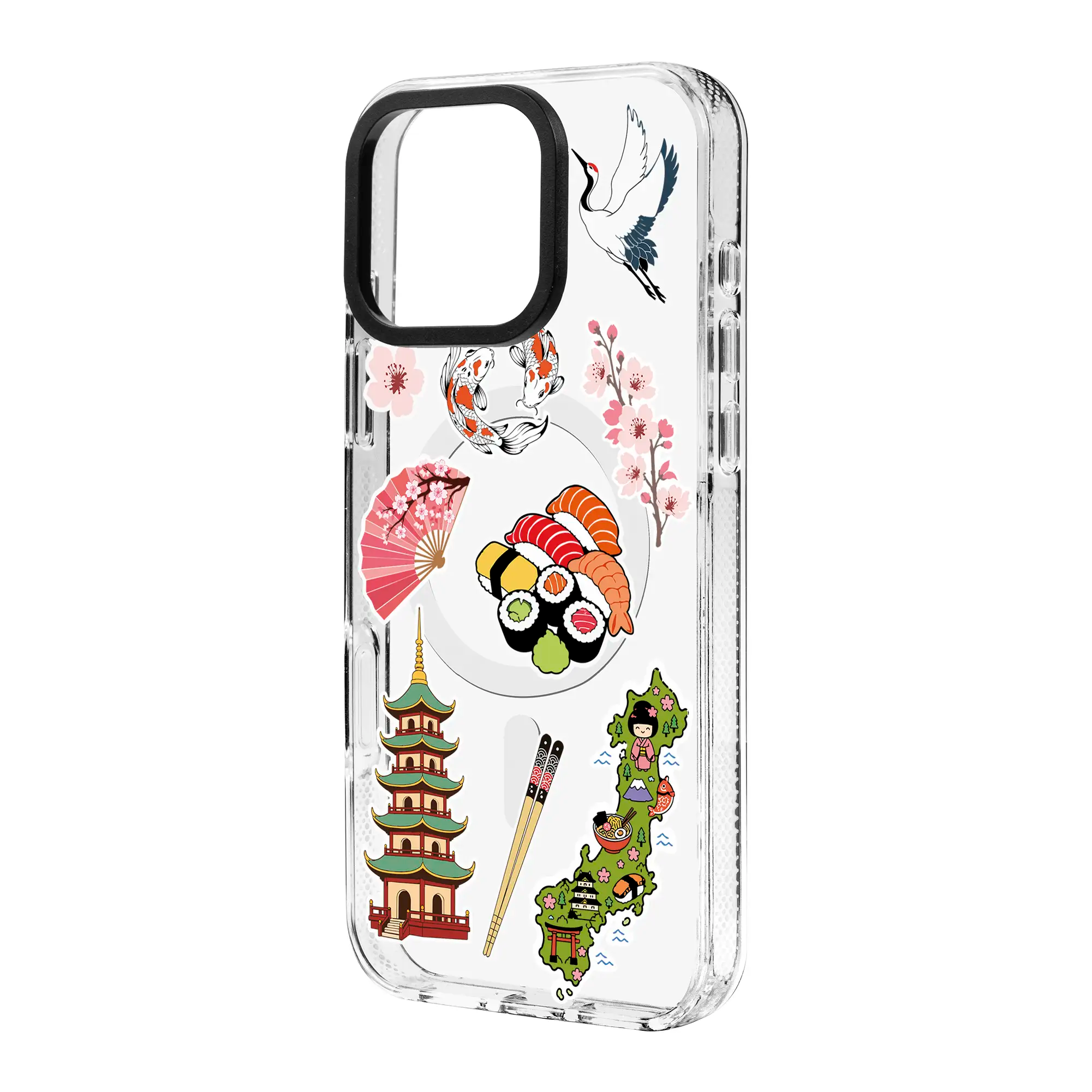 Koi Bento-Clear Kılıf Magsafe Özellikli - Iphone 16 Pro