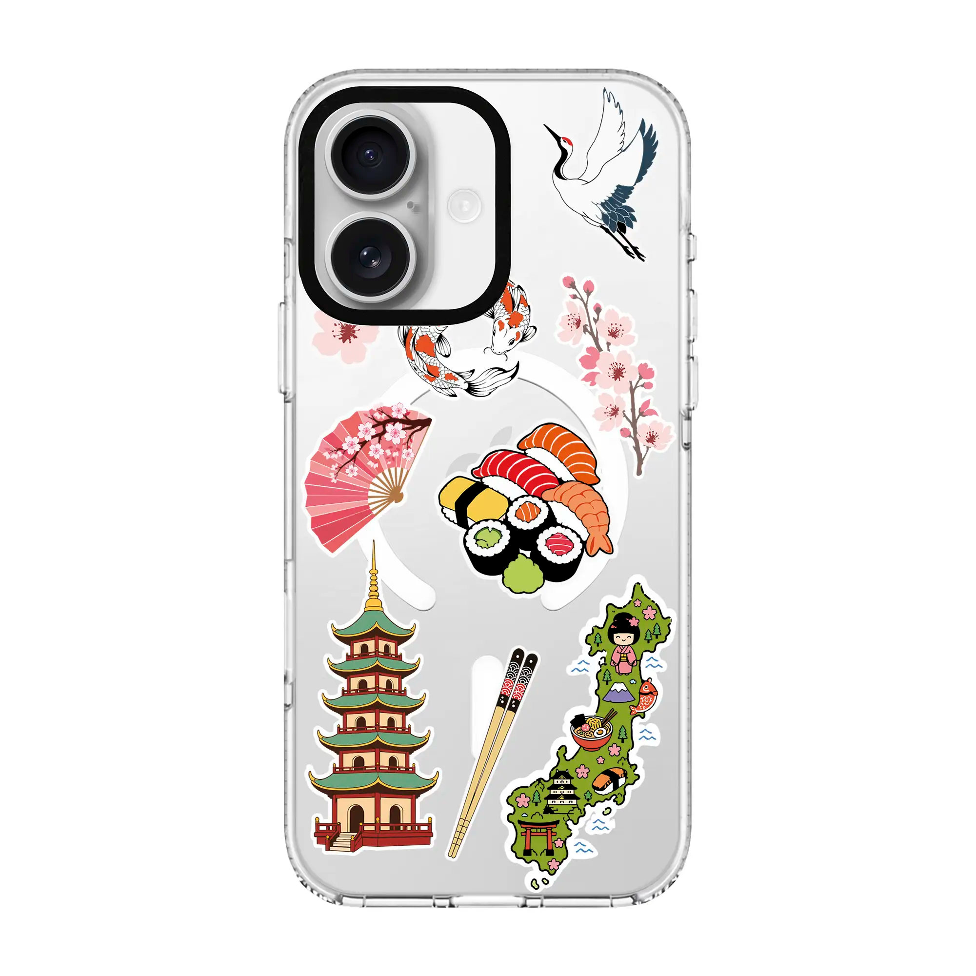 Koi Bento-Clear Kılıf Magsafe Özellikli - Iphone 17
