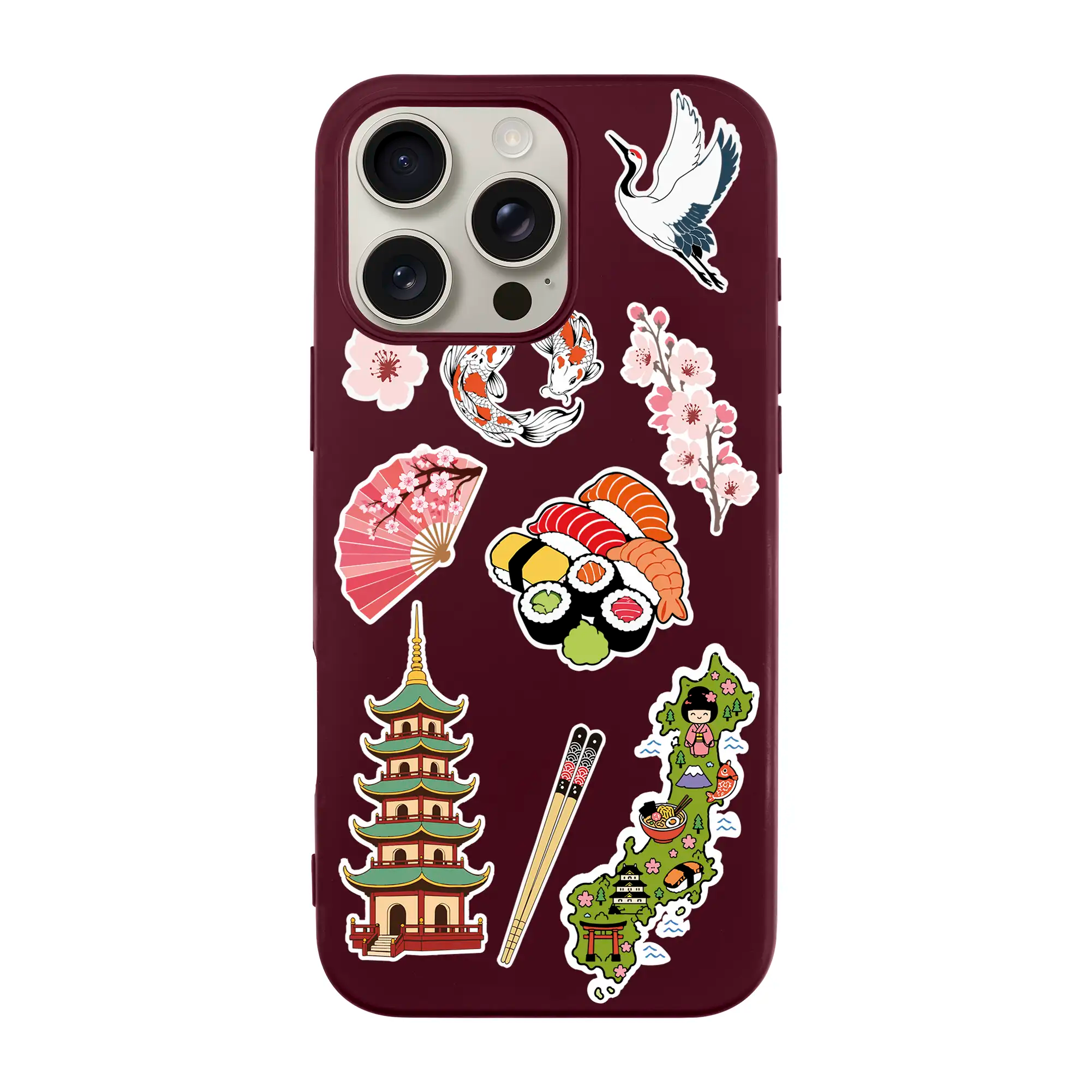 Koi Bento-Ultra Silikon Kılıf-Iphone 15 Pro Max