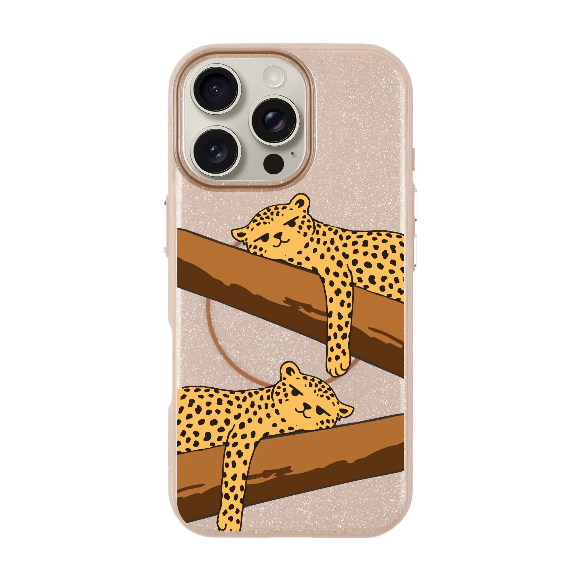 Leopard Siesta-Radiant Kılıf Magsafe Özellikli - Iphone 16 Pro Max