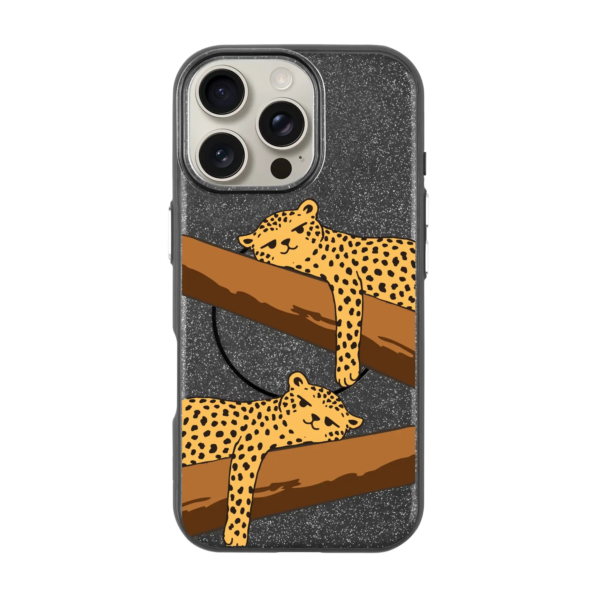 Leopard Siesta-Radiant Kılıf Magsafe Özellikli - Iphone 16 Pro