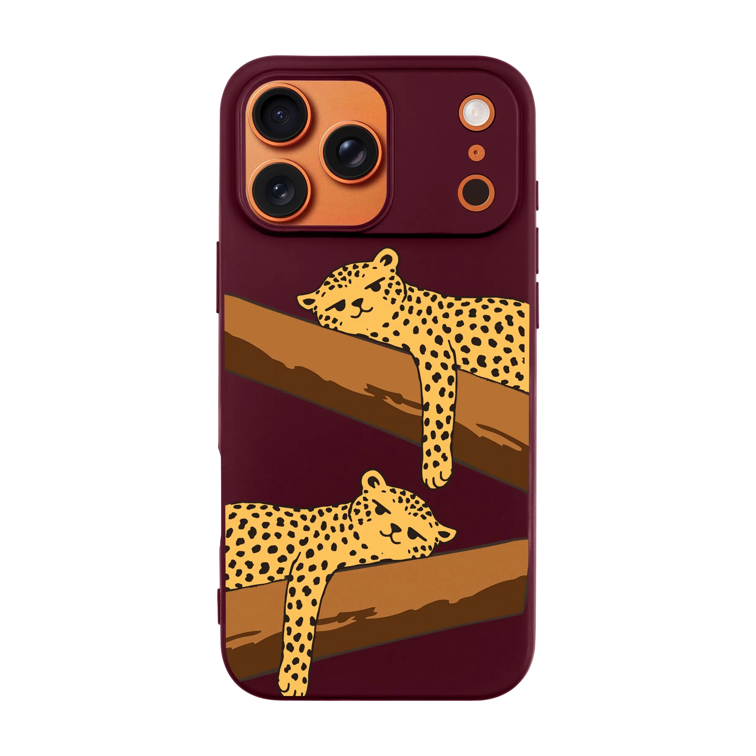 Leopard Siesta-Ultra Silikon Kılıf-Iphone 17 Pro