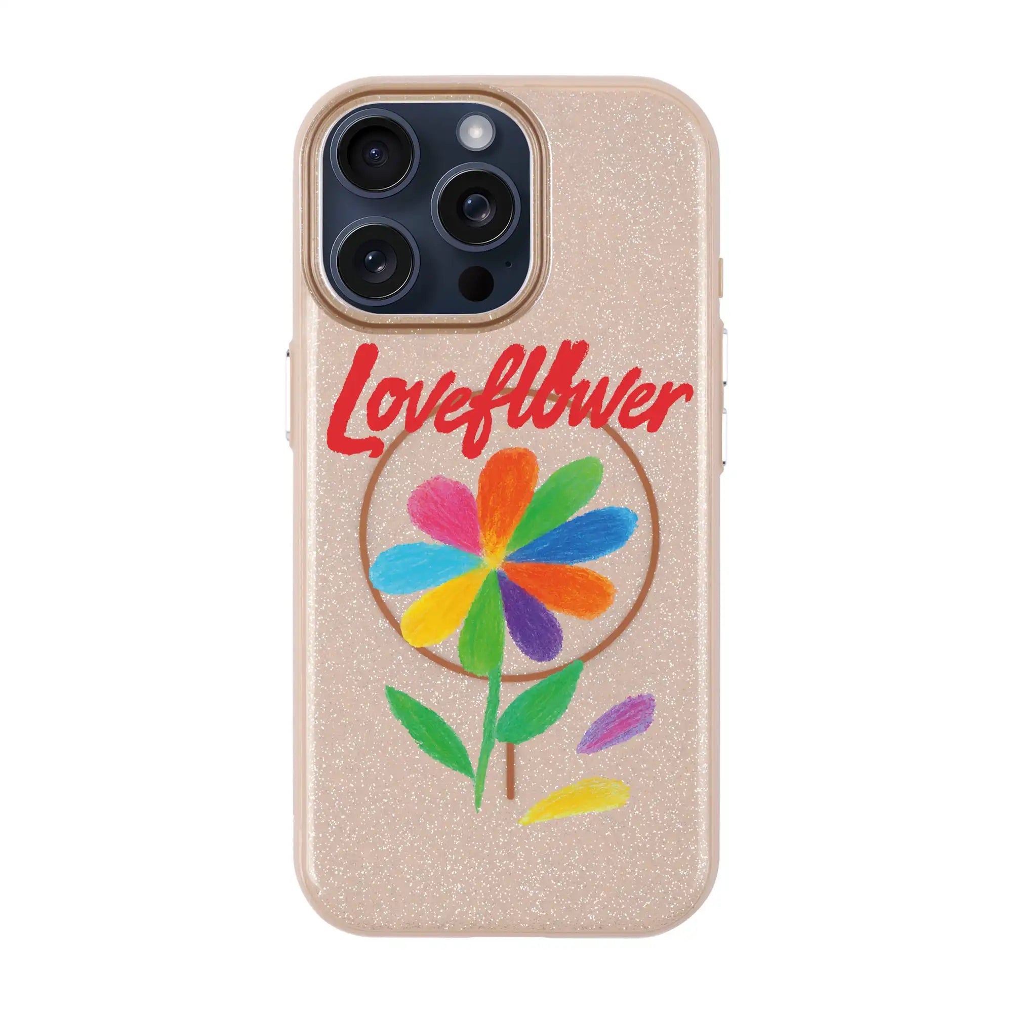 Love Flower-Radiant Kılıf Magsafe Özellikli - Iphone 15 Pro Max