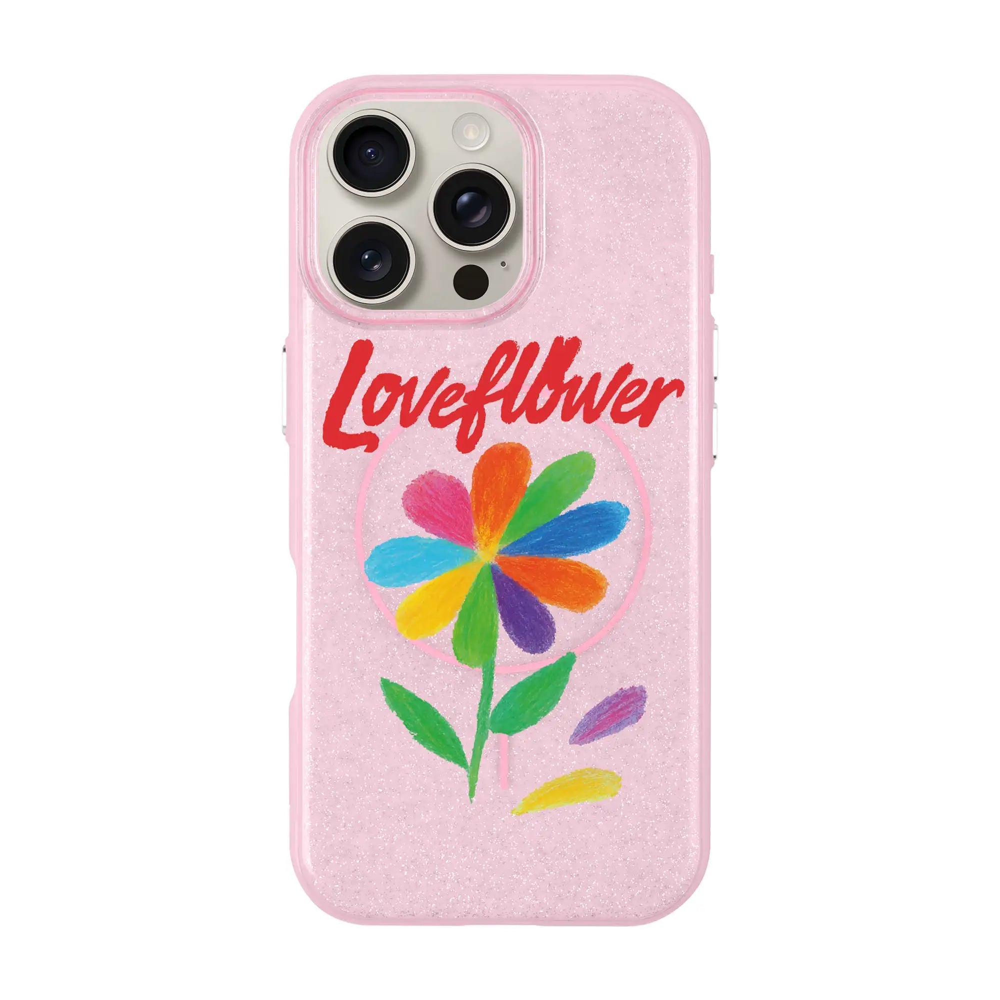 Love Flower-Radiant Kılıf Magsafe Özellikli - Iphone 16 Pro Max