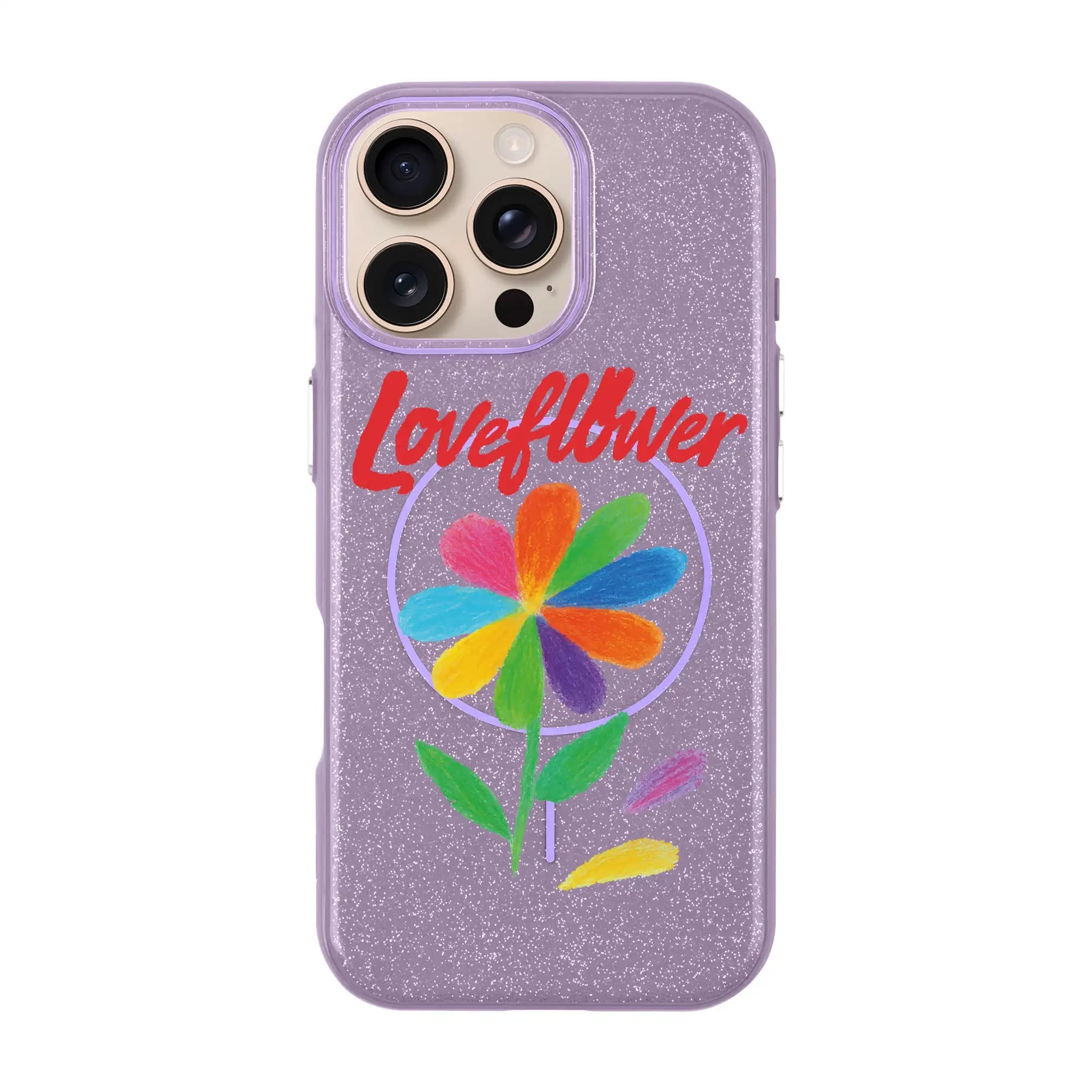 Love Flower-Radiant Kılıf Magsafe Özellikli - Iphone 16 Pro Max