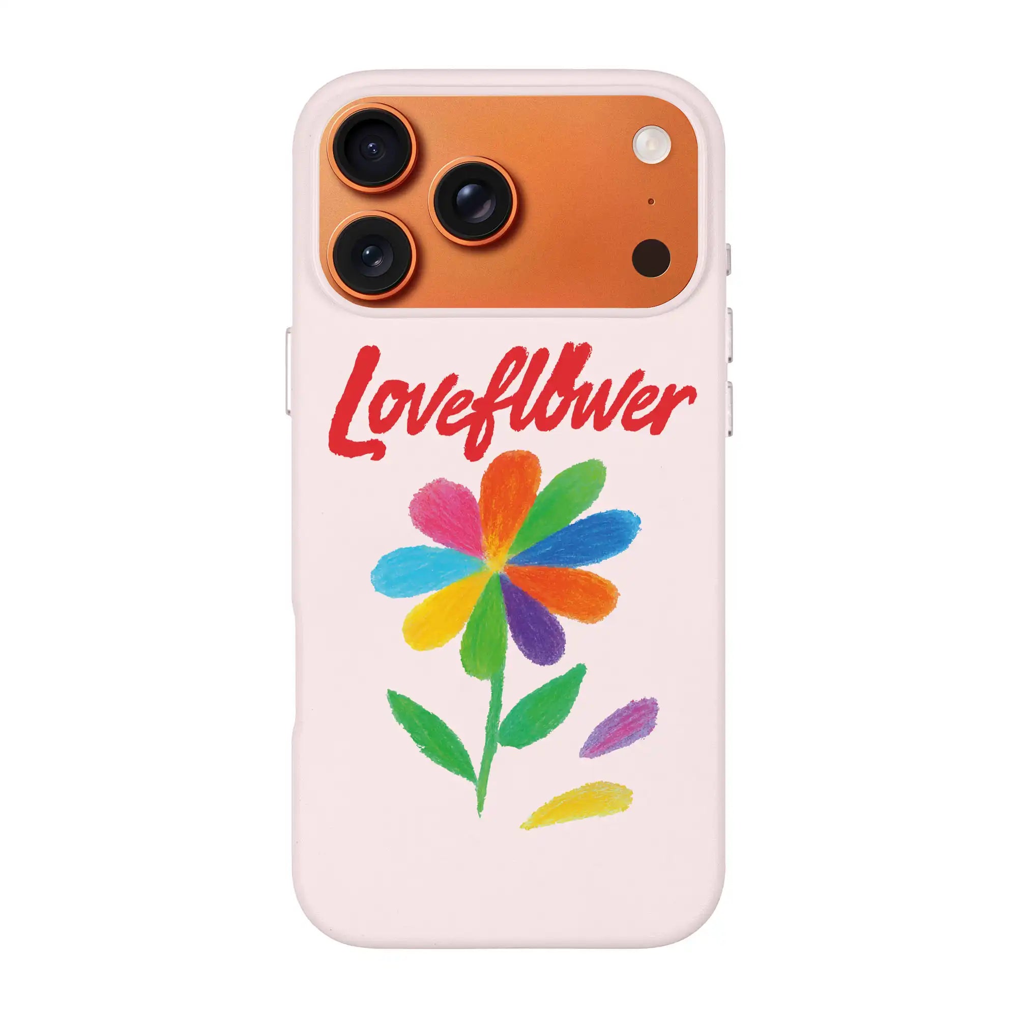 Love Flower-Signature Leather Kılıf Magsafe Özellikli - Iphone 17 Pro