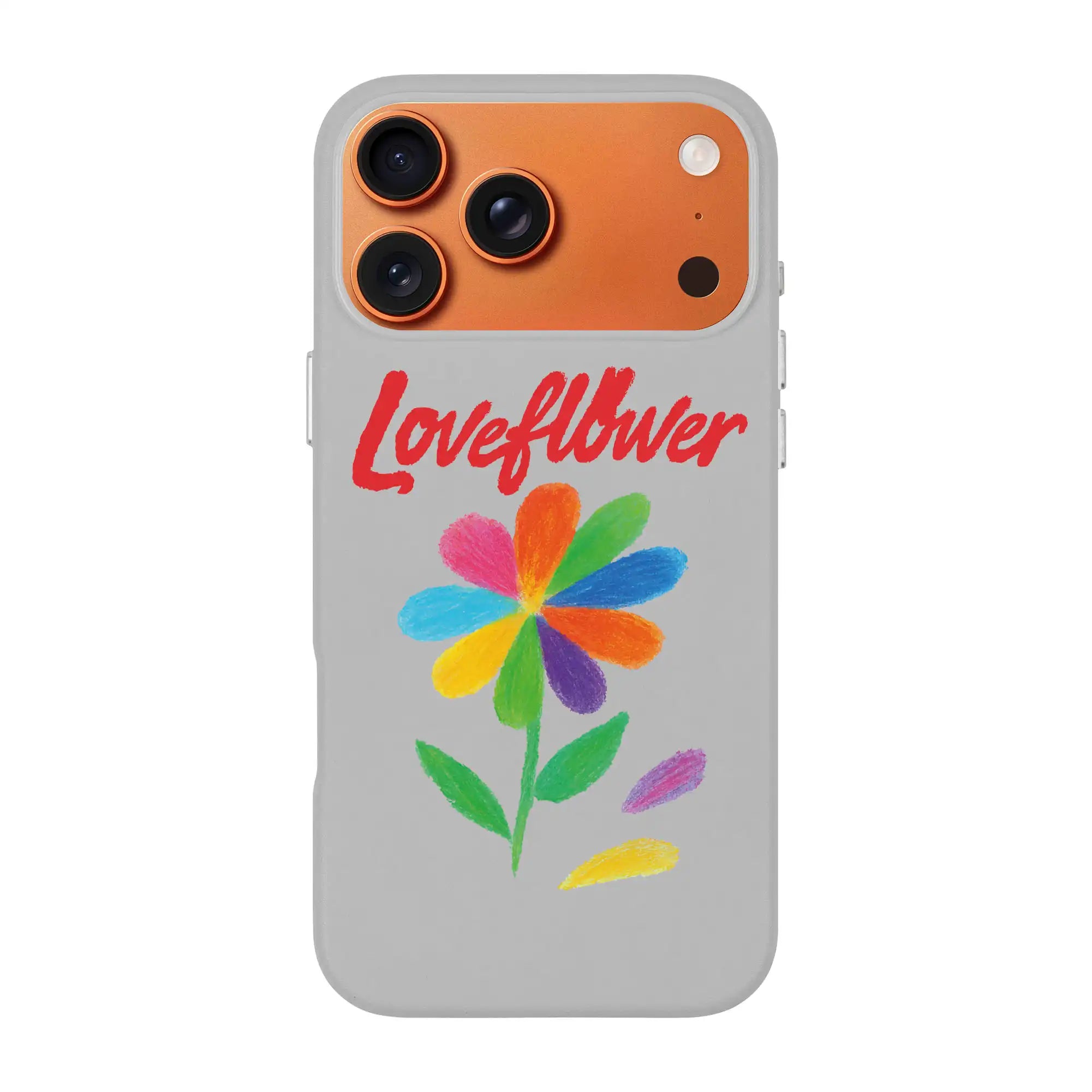 Love Flower-Signature Leather Kılıf Magsafe Özellikli - Iphone 17 Pro