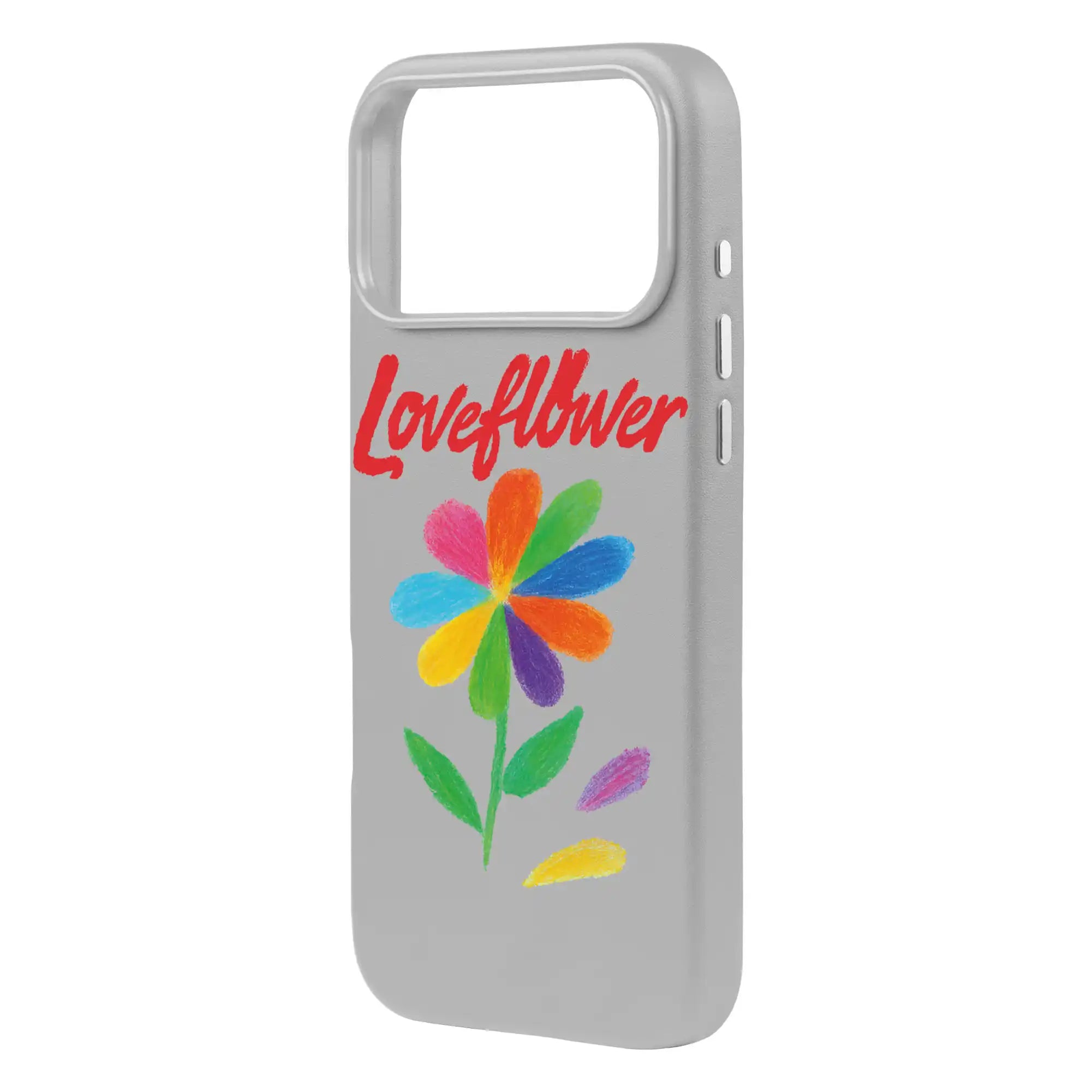 Love Flower-Signature Leather Kılıf Magsafe Özellikli - Iphone 17 Pro