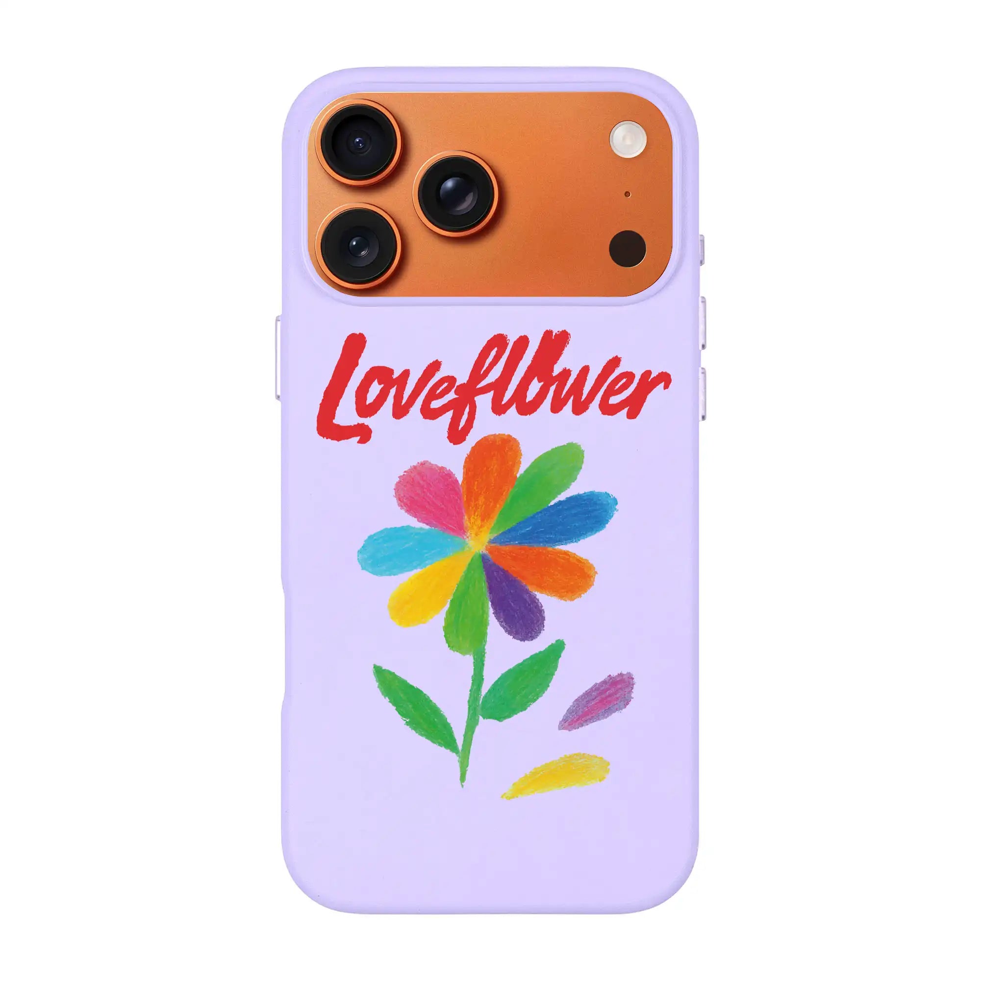 Love Flower-Signature Leather Kılıf Magsafe Özellikli - Iphone 17 Pro