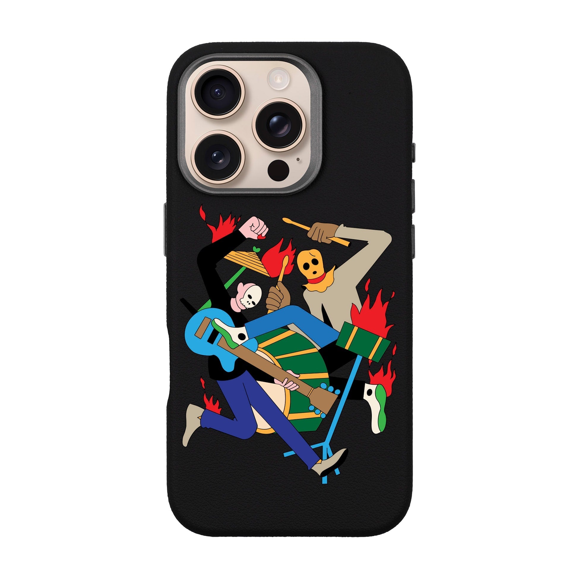 Monster Mash-Leather Premium Kılıf Magsafe Özellikli - Iphone 16 Pro