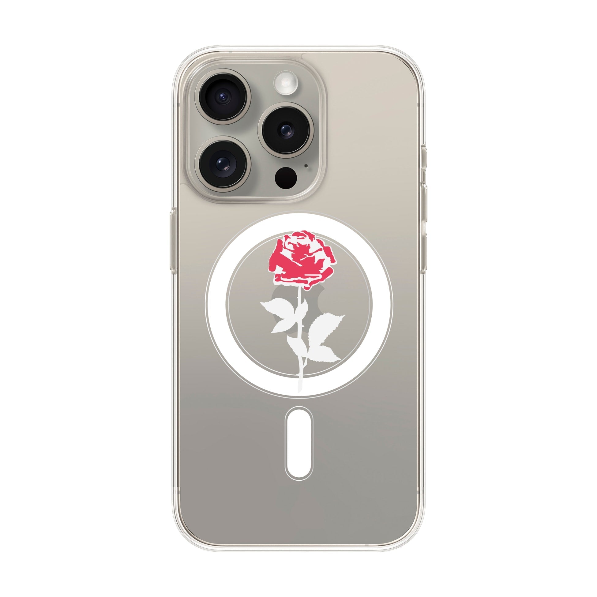 Naturel Rose-Solid Kılıf Magsafe Özellikli - Iphone 15 Pro