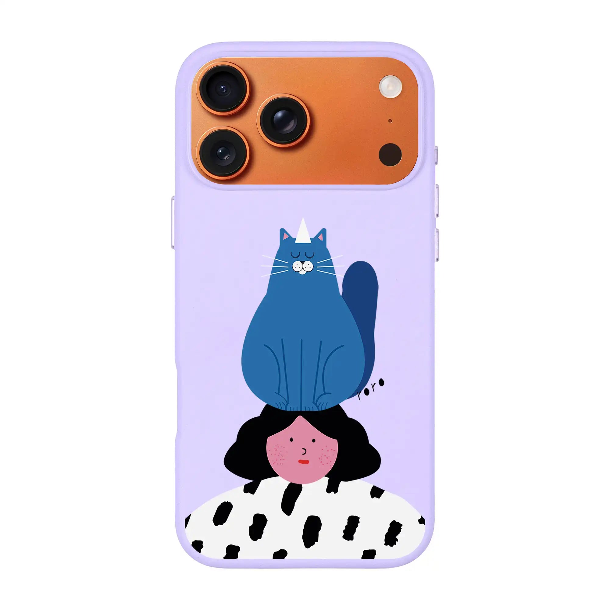 Naughty Cat-Signature Leather Kılıf Magsafe Özellikli - Iphone 17 Pro