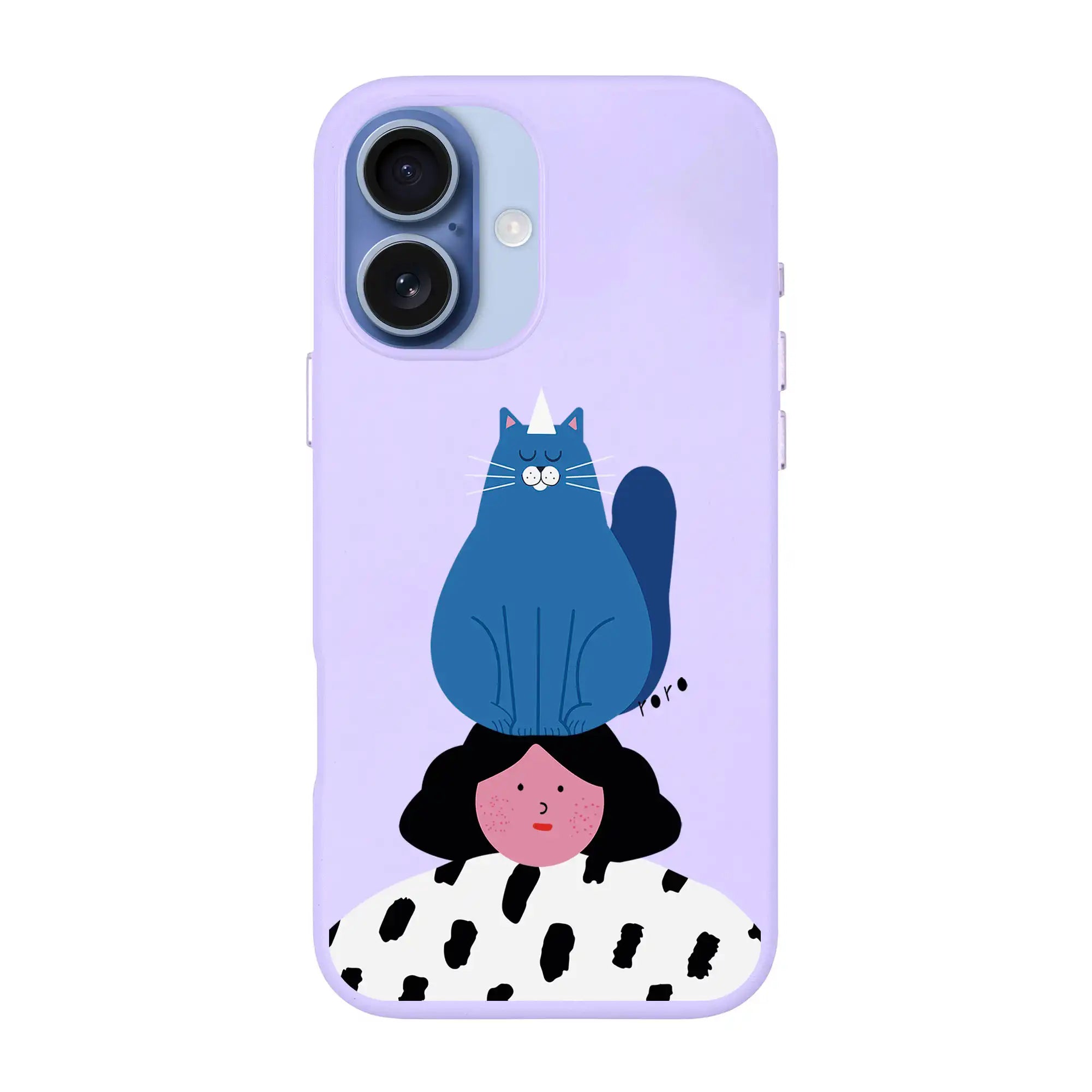 Naughty Cat-Signature Leather Kılıf Magsafe Özellikli - Iphone 17