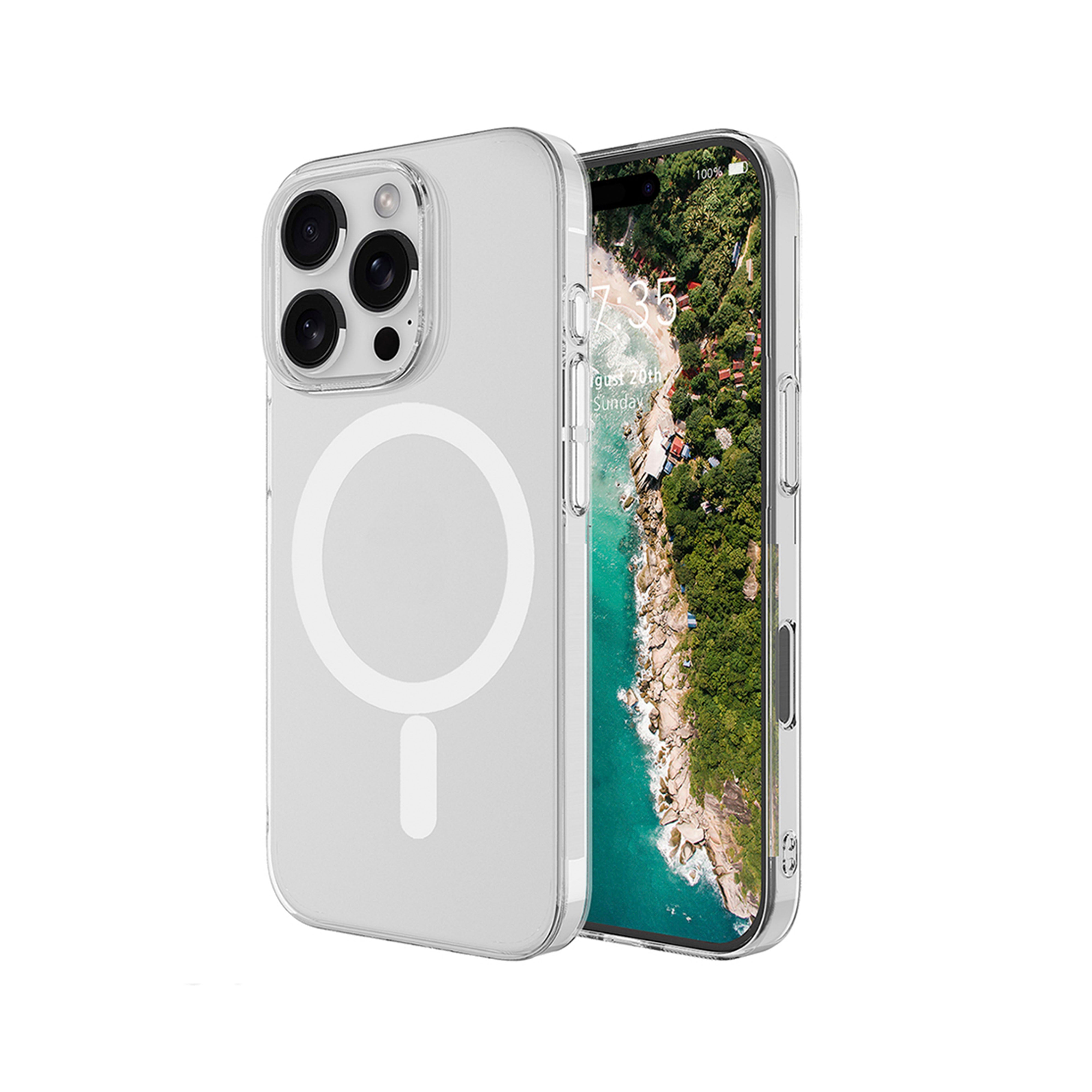 New-Crystal Kılıf Magsafe Özellikli - Iphone 16 Pro