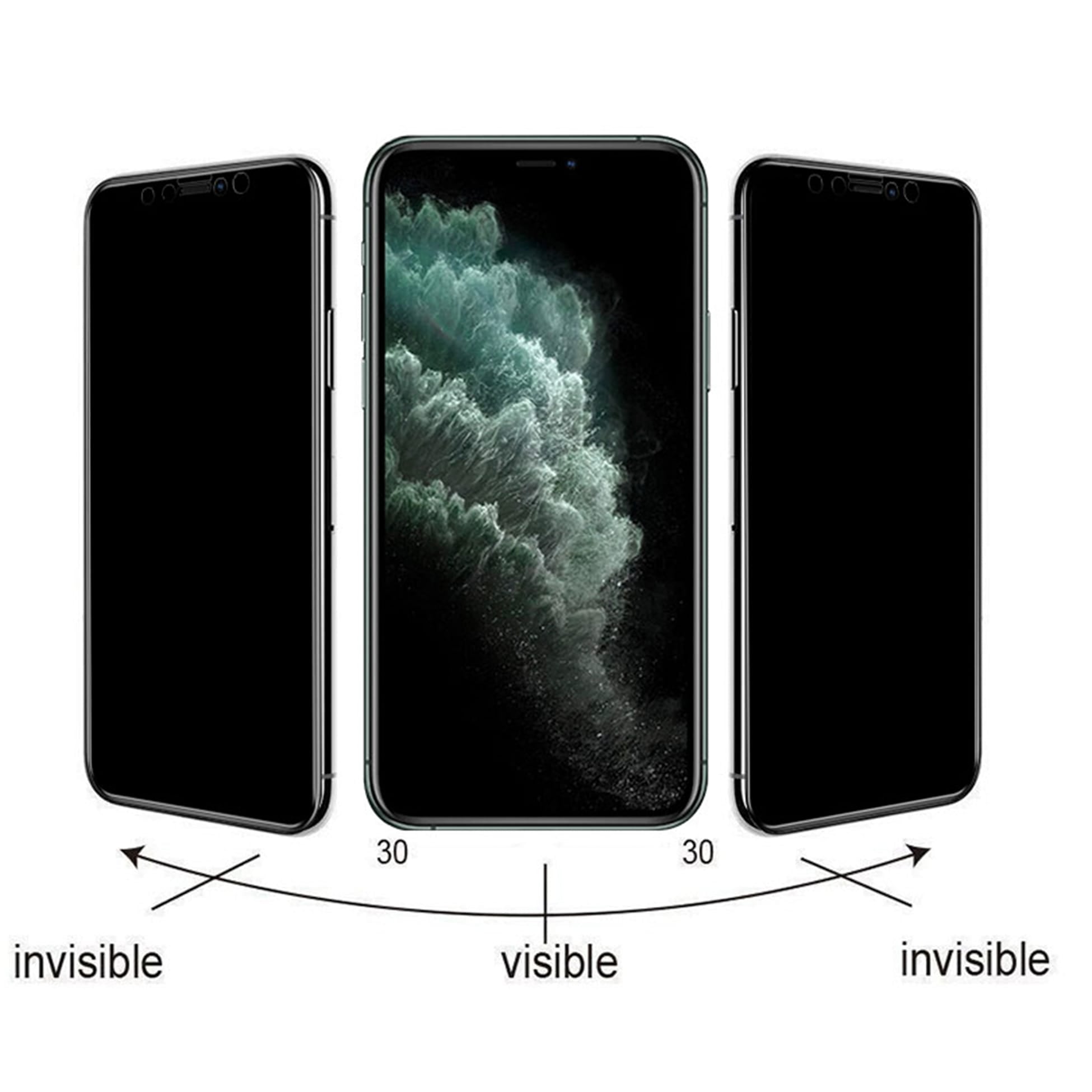 New-Iphone 15 Kolay Kurulum 5D Magic Hayalet Cam Ekran Koruyucu