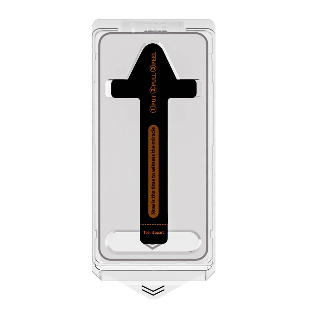 New-Iphone 15 Pro Max Anti Dust Temperli Ekran Koruyucu