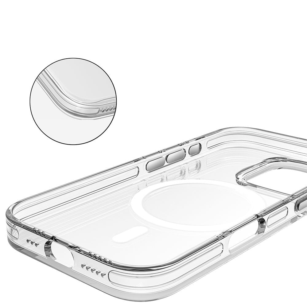 New-Iphone 16 Clear Premium Kılıf Magsafe Özellikli