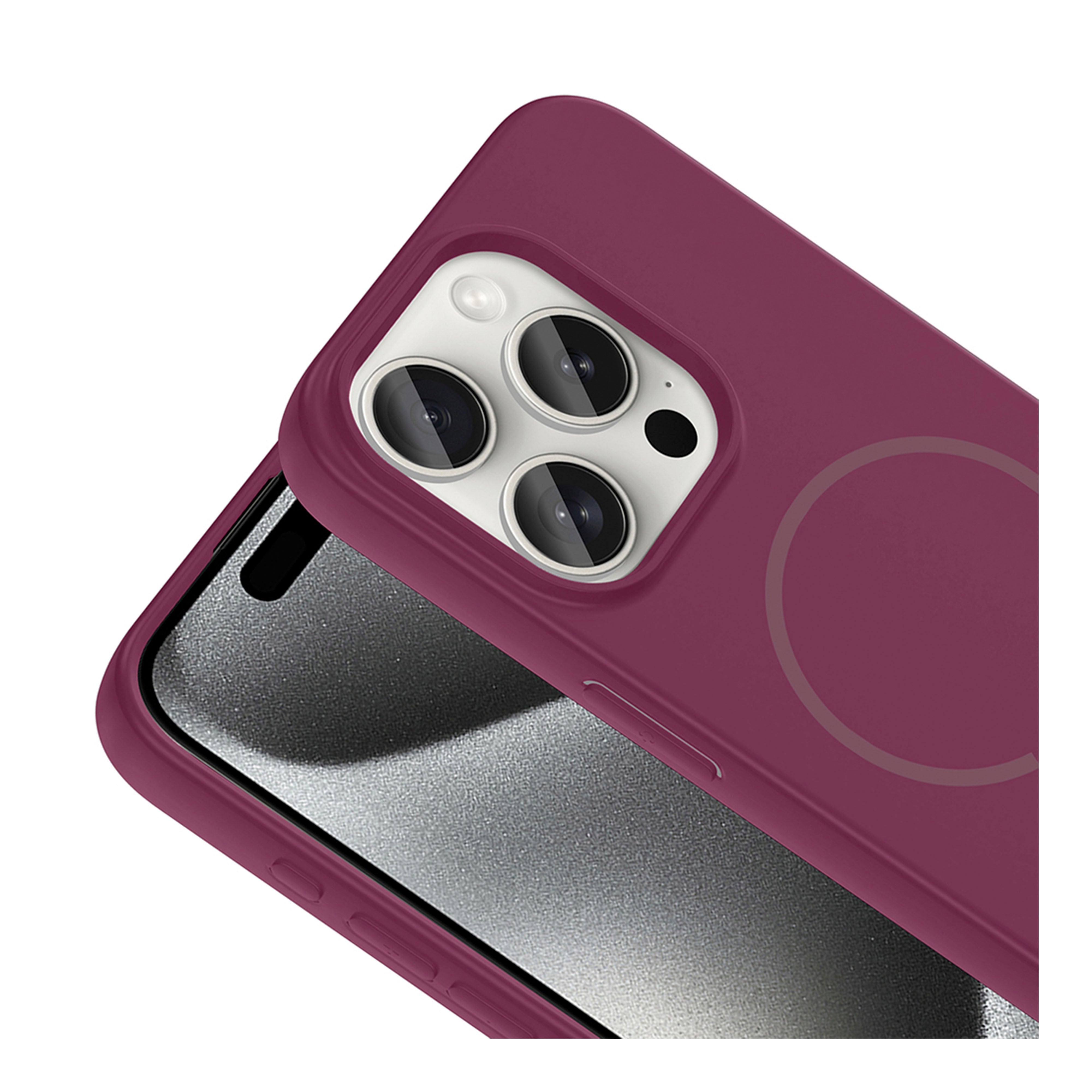 New-Tinty Silikon Kılıf Magsafe Özellikli - Iphone 15 Pro Max