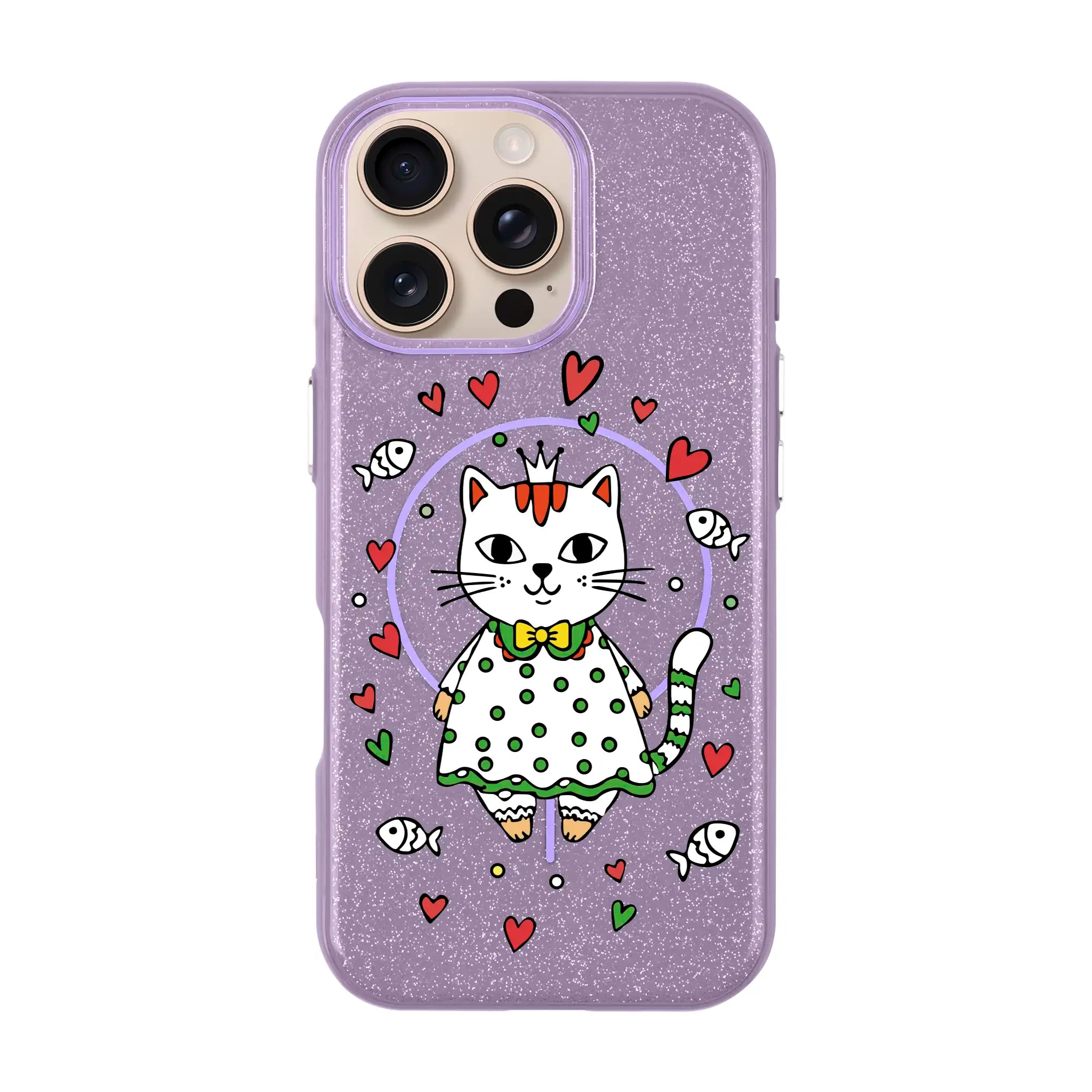 Princess Cat-Radiant Kılıf Magsafe Özellikli - Iphone 15 Pro